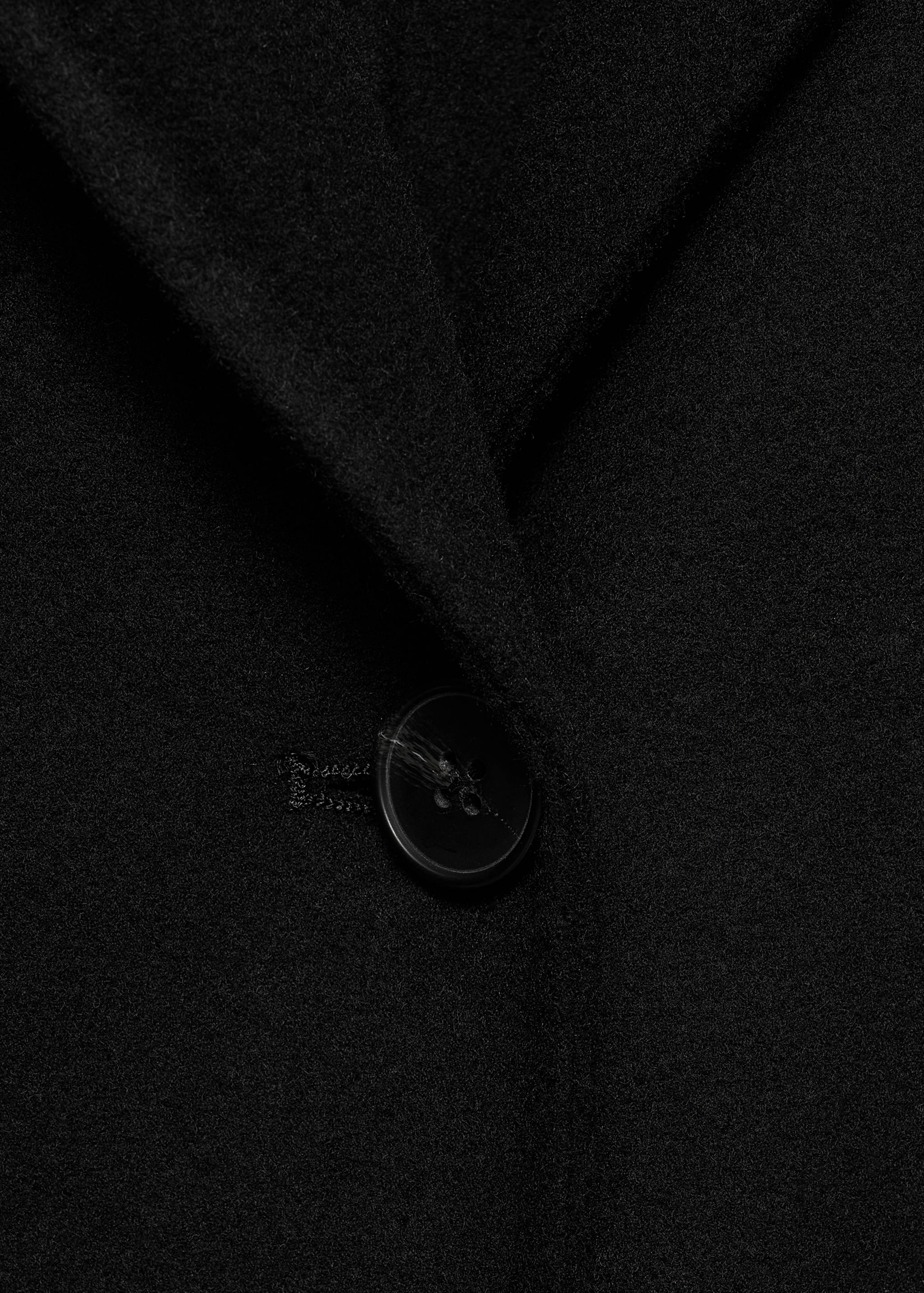 Long cloth coat - Details of the article 8