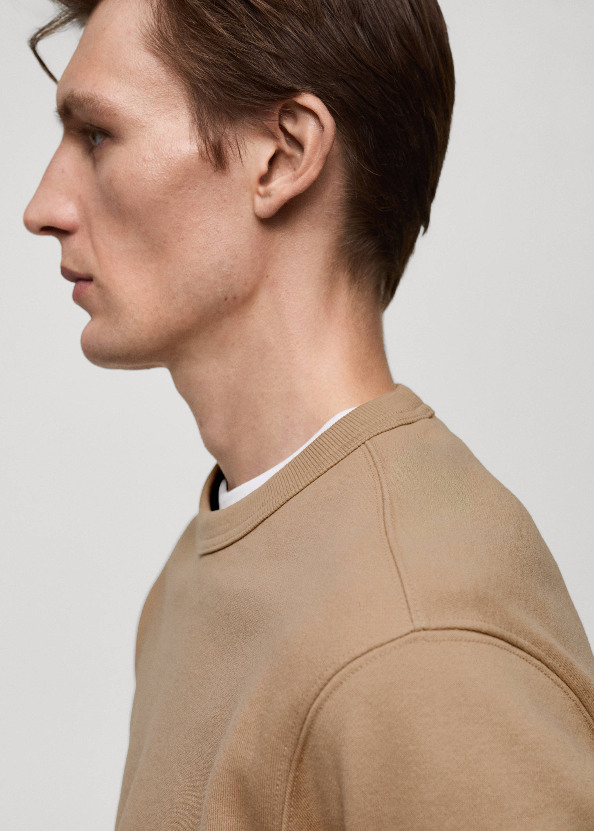 Plush cotton sweatshirt - Details of the article 1