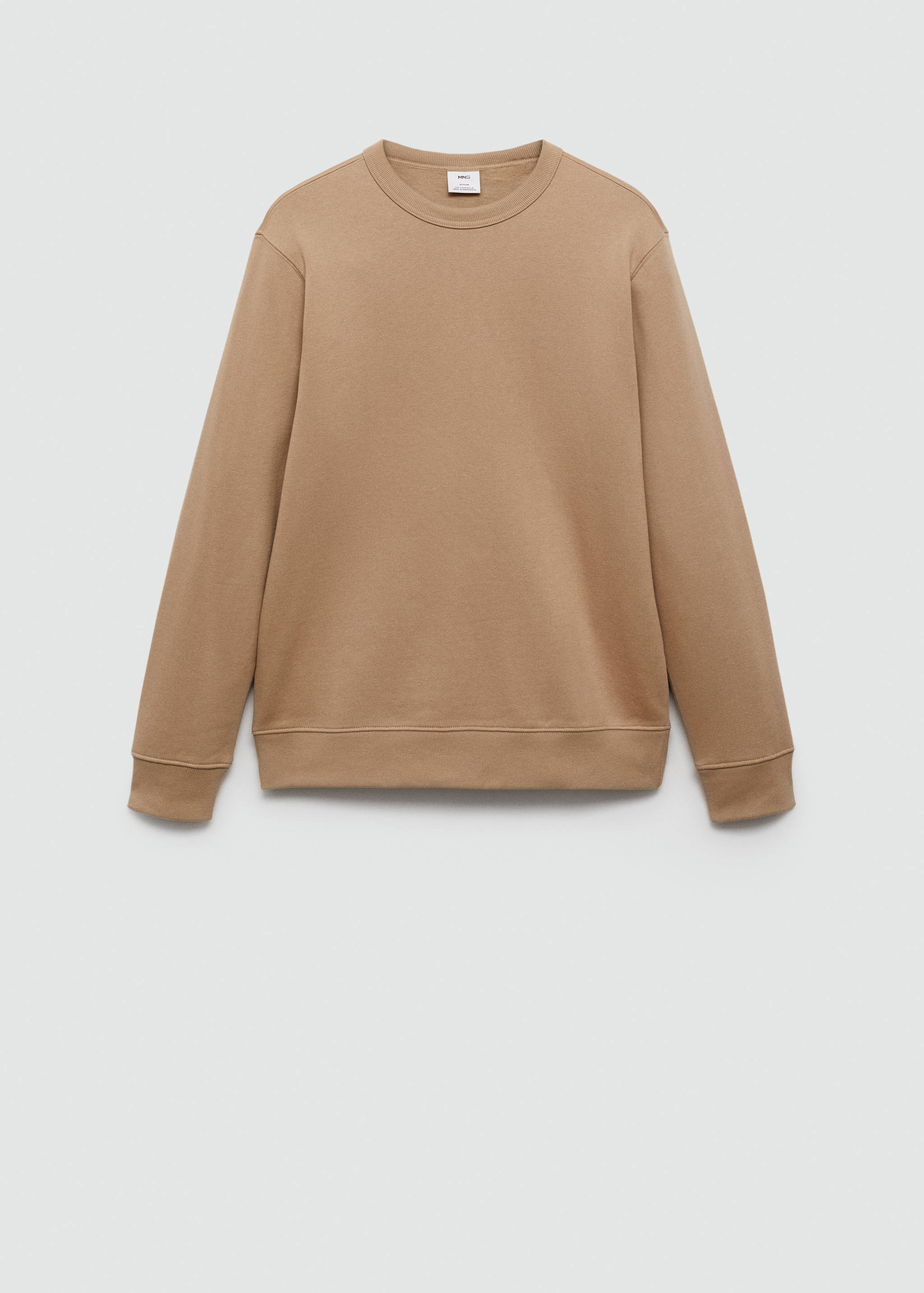 Pluche katoenen sweatshirt - Artikel zonder model