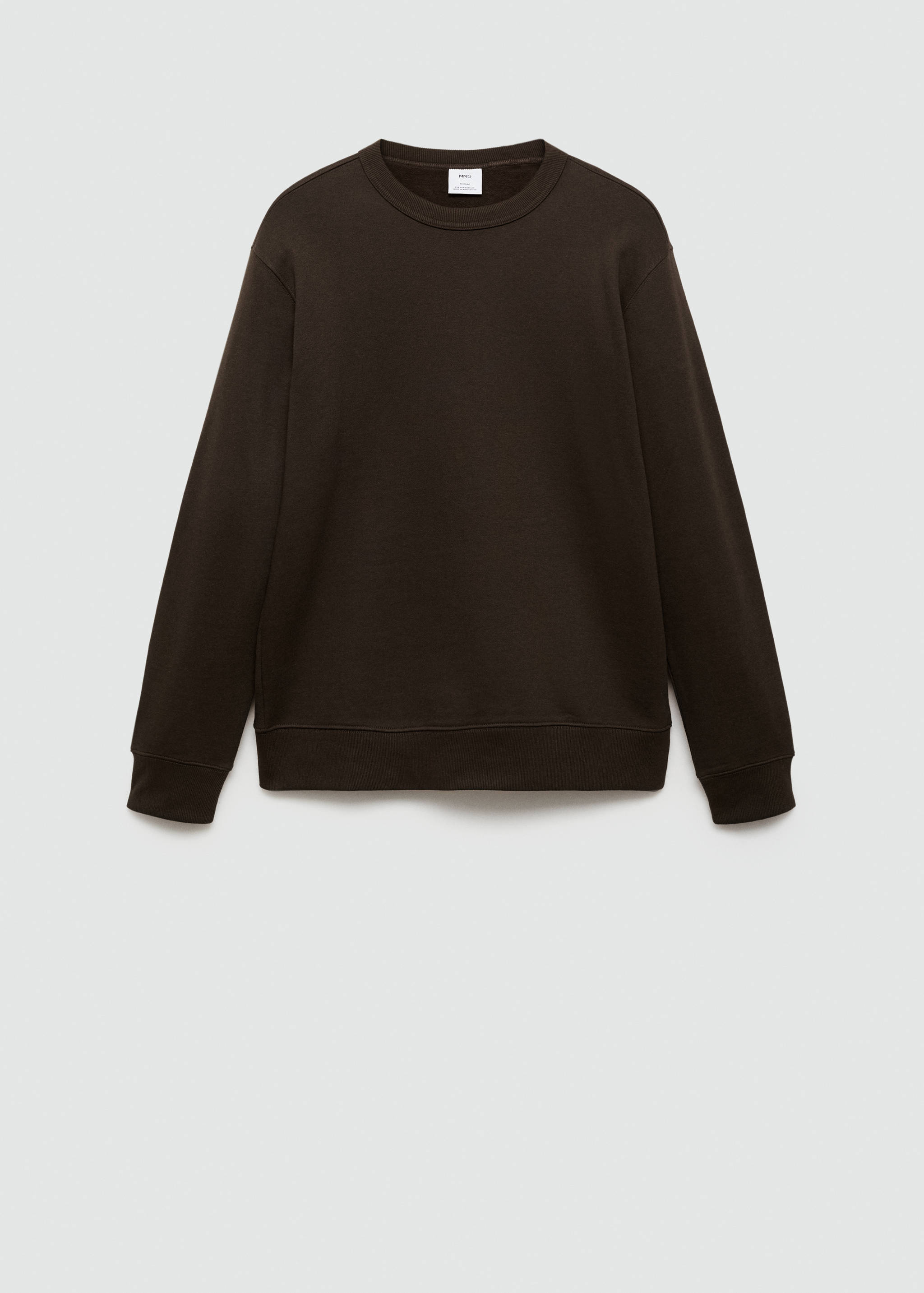 Plush cotton sweatshirt - Article without model