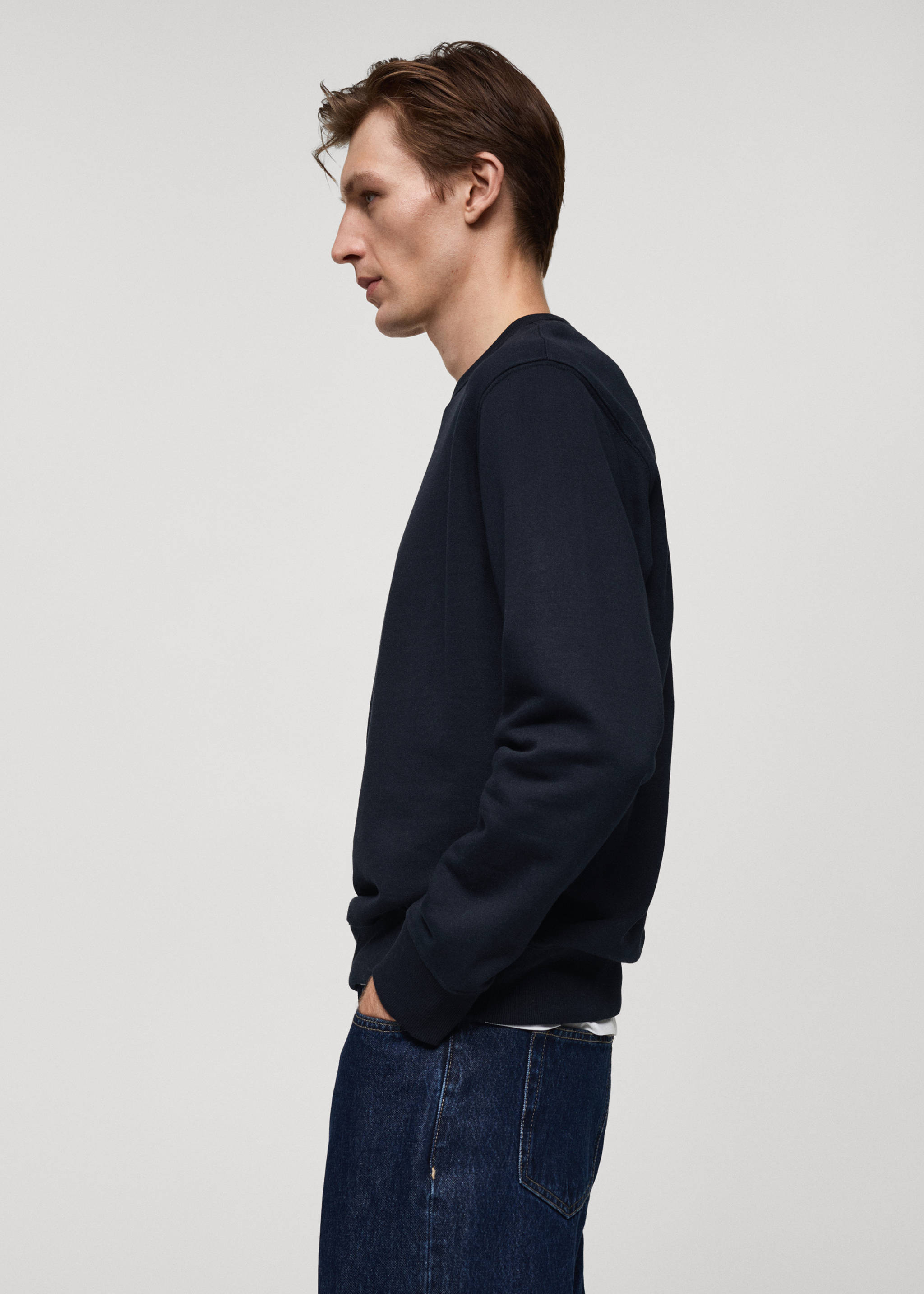 Plush cotton sweatshirt - Details of the article 2