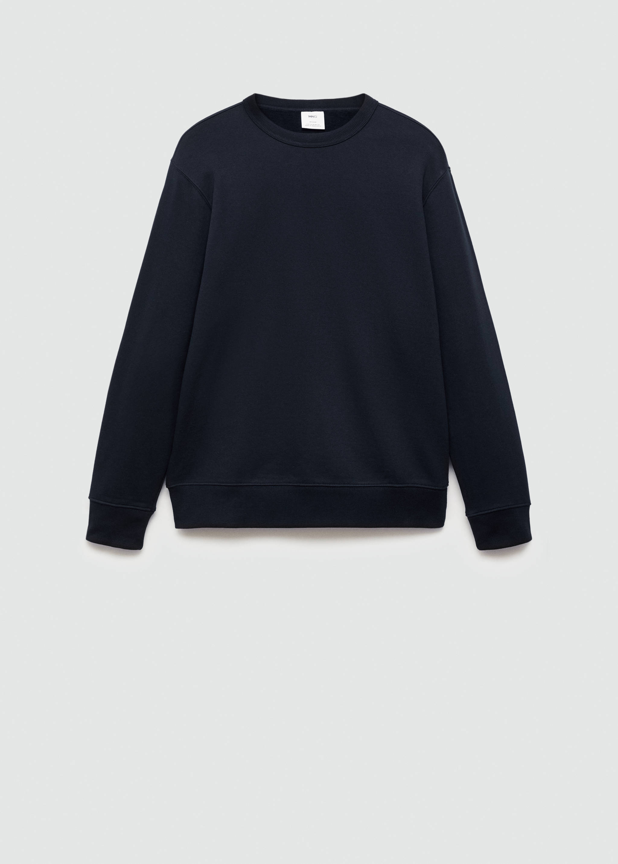 Plush cotton sweatshirt - Article without model