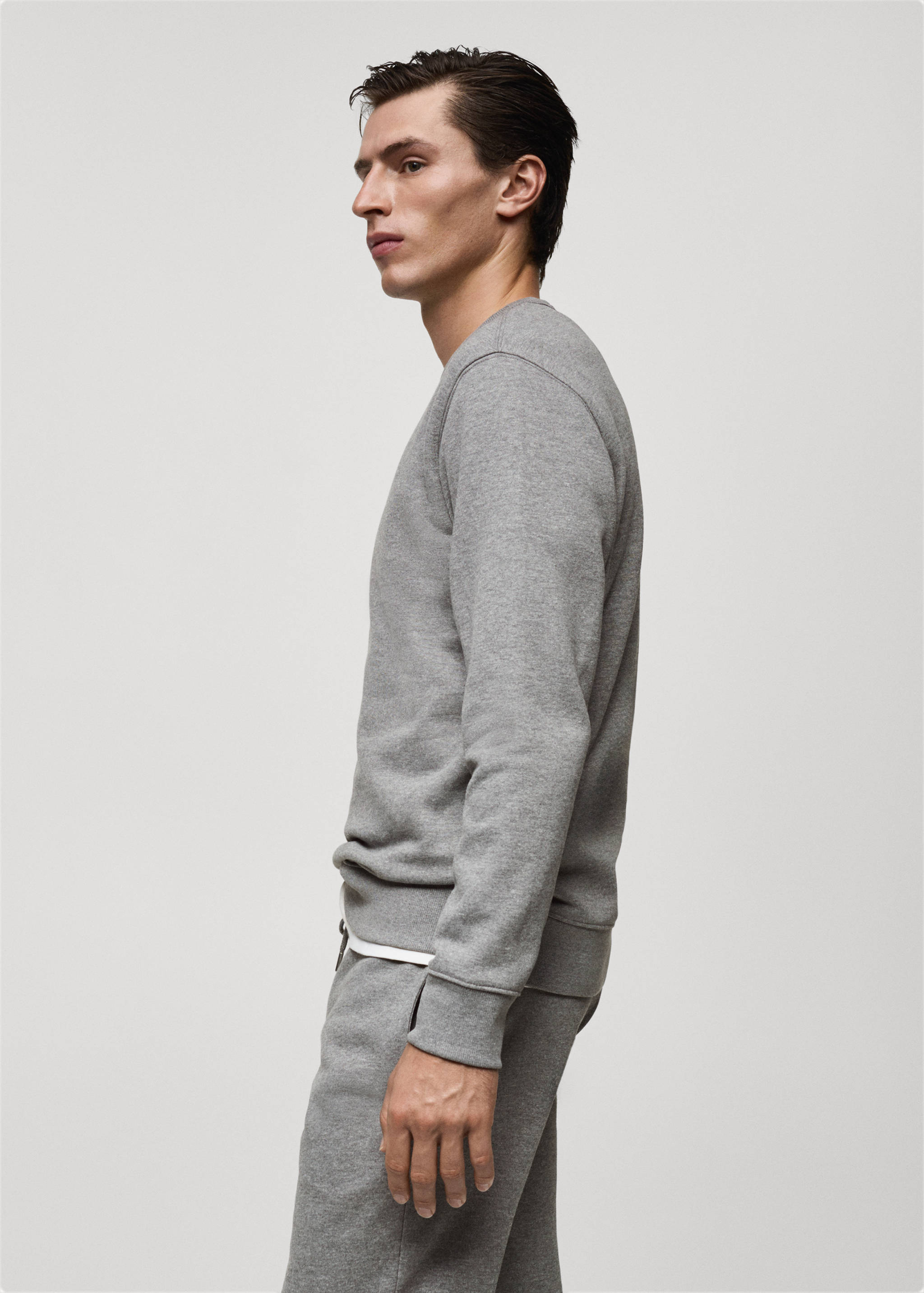Plush cotton sweatshirt - Details of the article 2