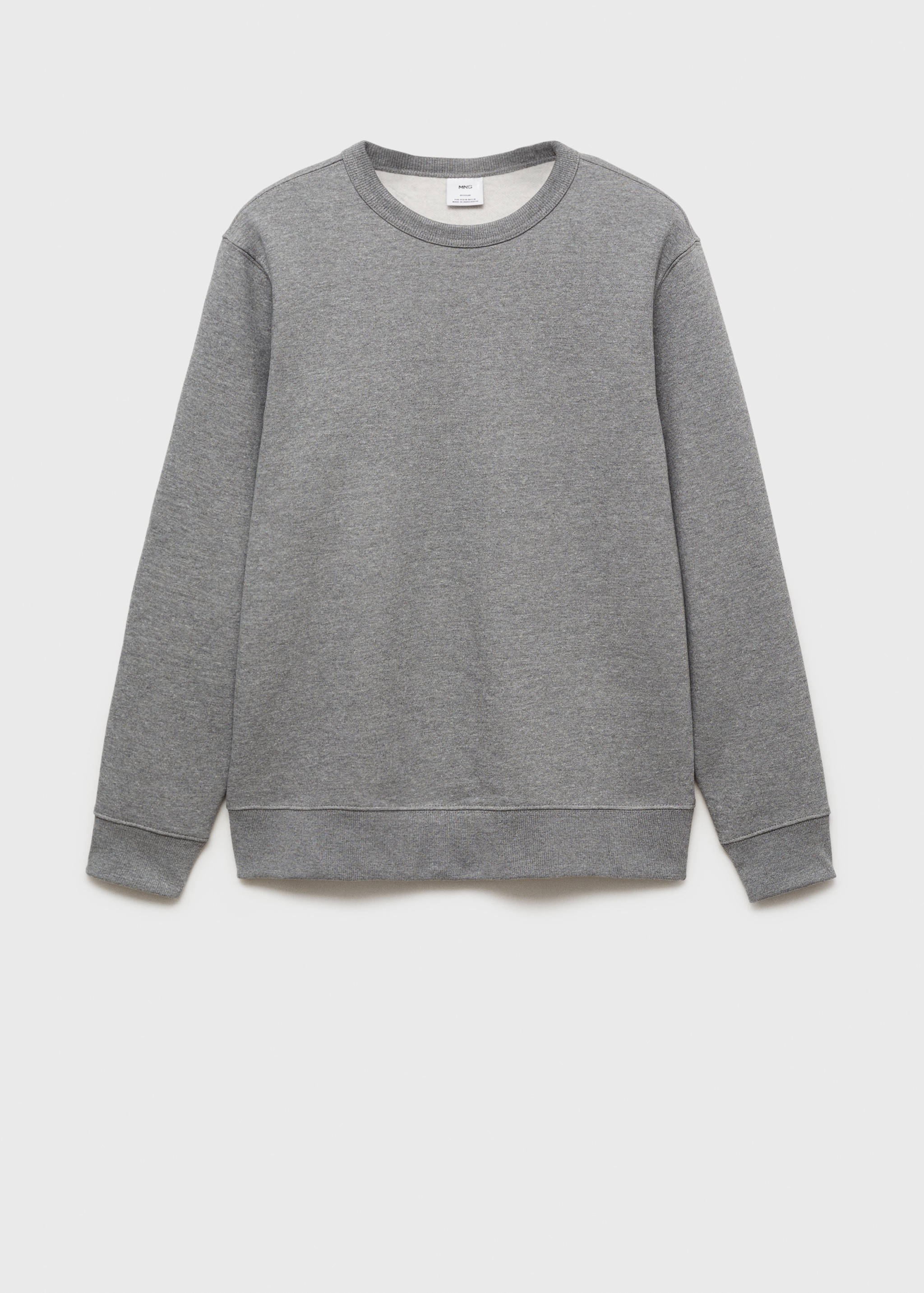 Plush cotton sweatshirt - Article without model