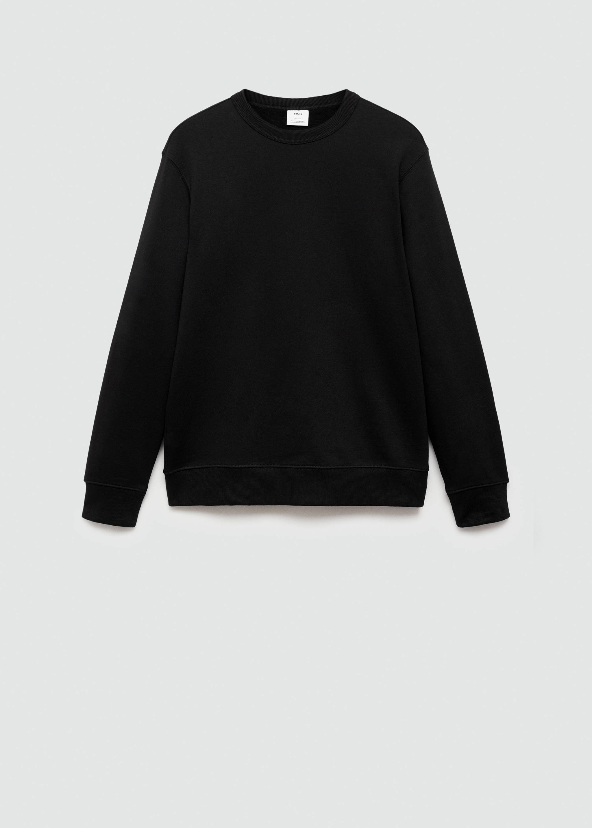 Plush cotton sweatshirt - Article without model