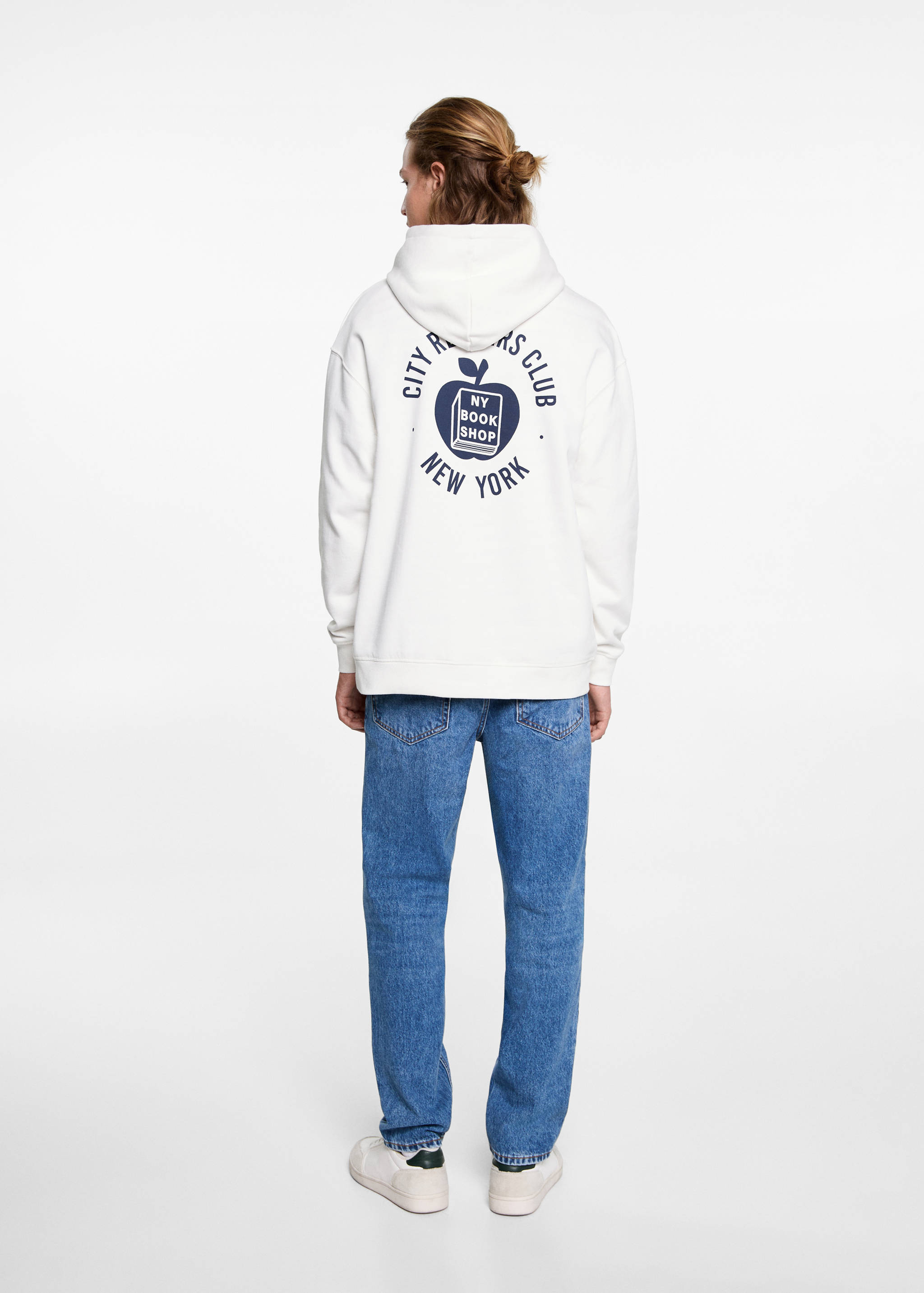 Oversized printed sweatshirt - Reverse of the article