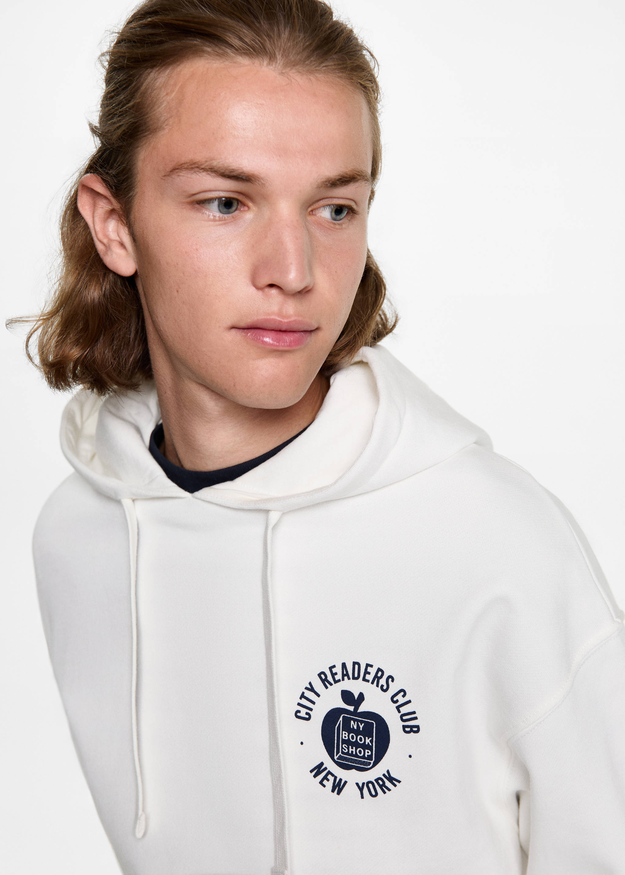 Oversized printed sweatshirt - Details of the article 1