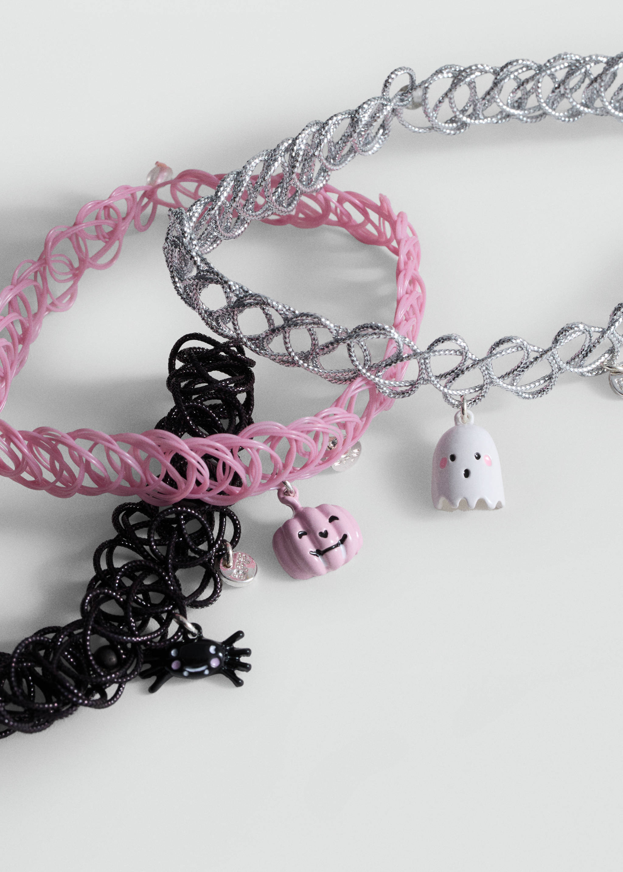 Pack of 3 Halloween chokers - Medium plane