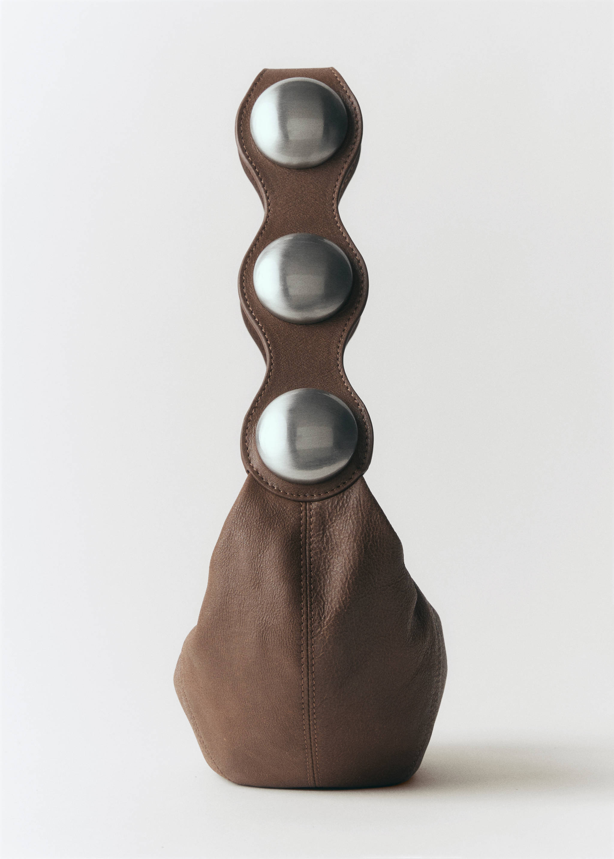 Stud leather bag - Details of the article 1