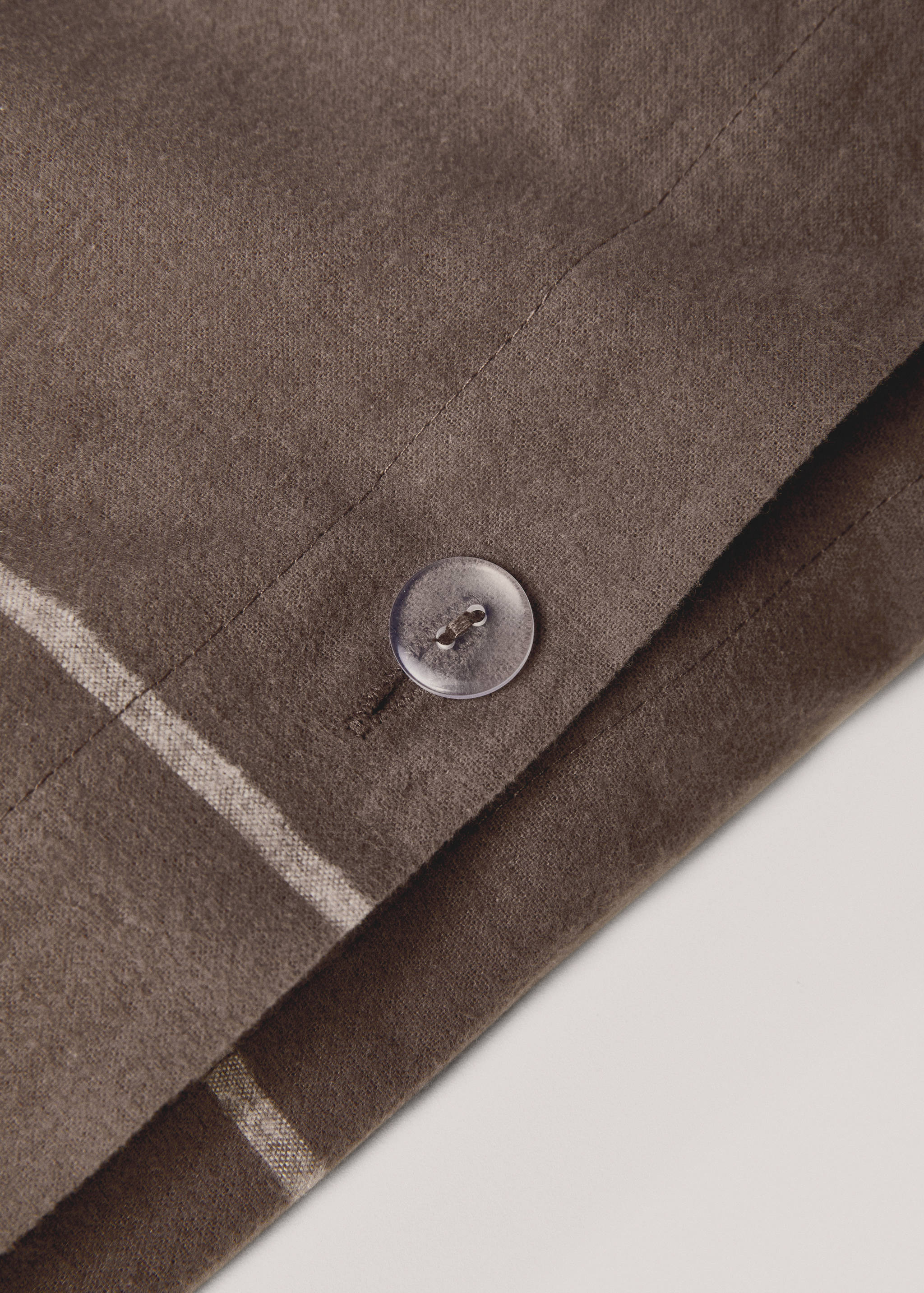 Duvet cover cotton flannel checkered cotton bed 135cm - Details of the article 1