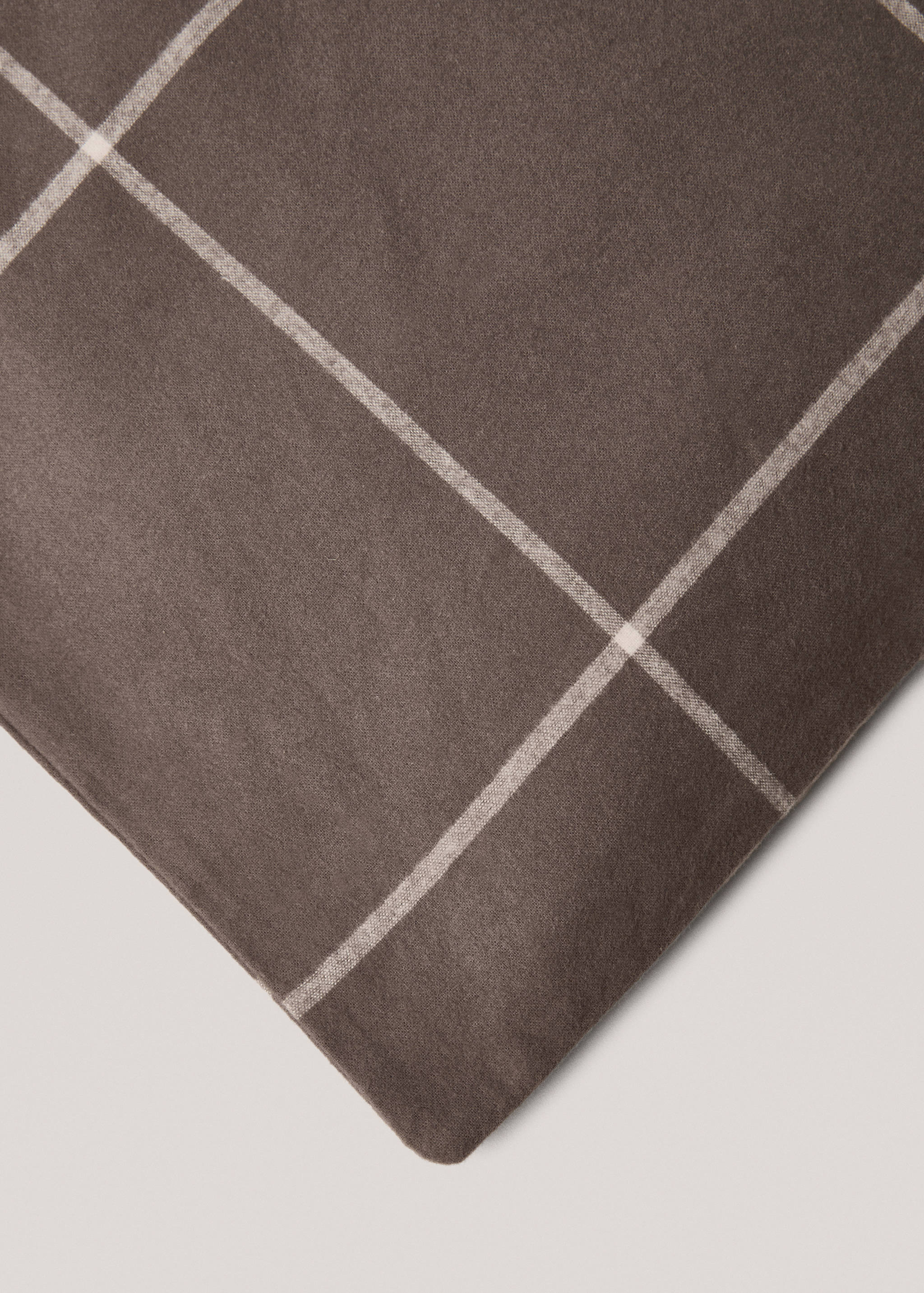 Duvet cover cotton flannel checkered cotton bed 150cm - Details of the article 2