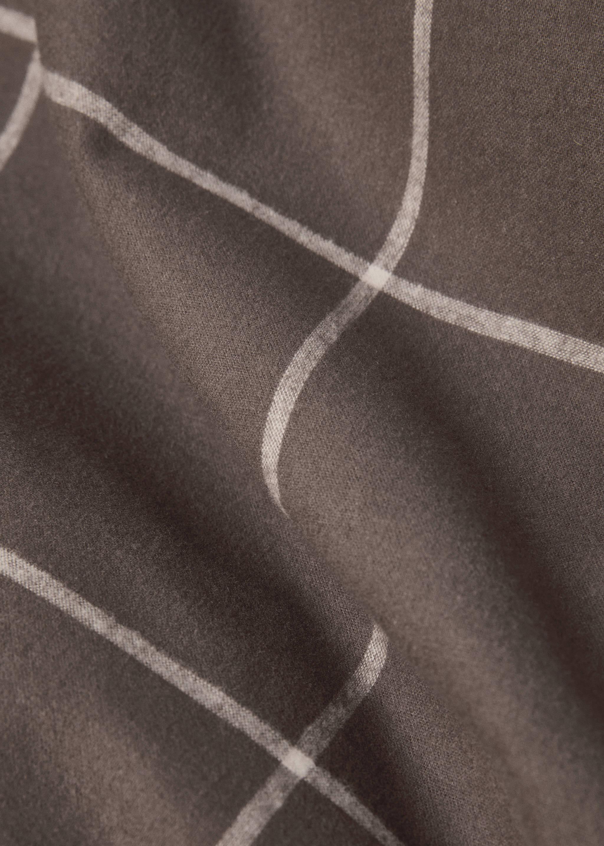 Duvet cover cotton flannel checkered cotton bed 150cm - Details of the article 3