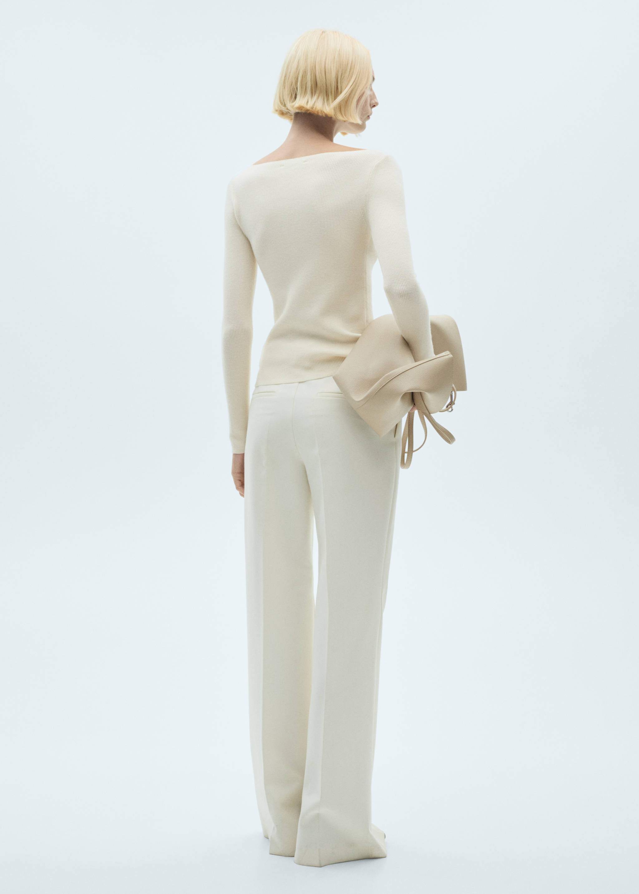 Jersey punto cuello barco - Reverso del artículo