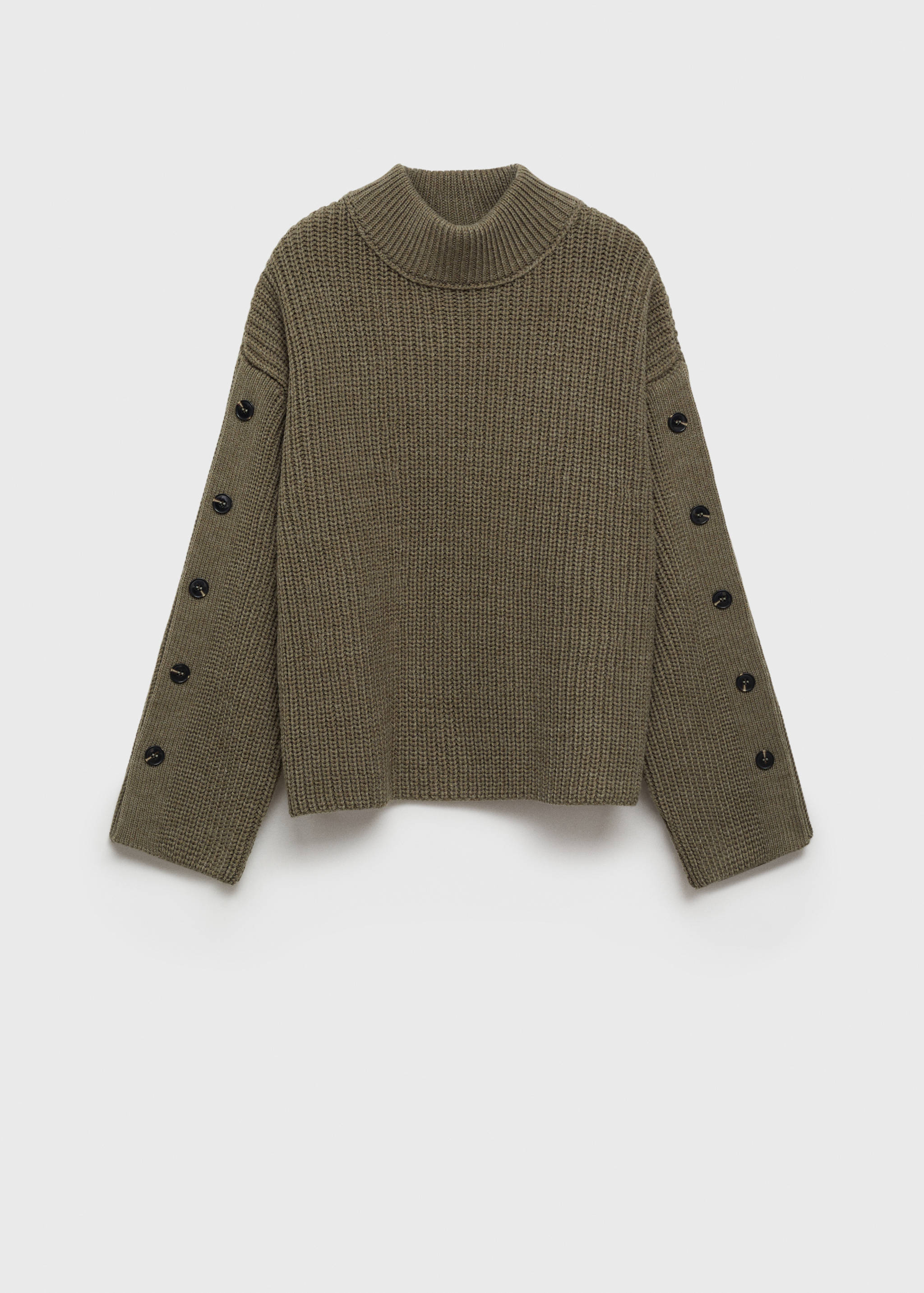 Buttons detail knit sweater - Article without model
