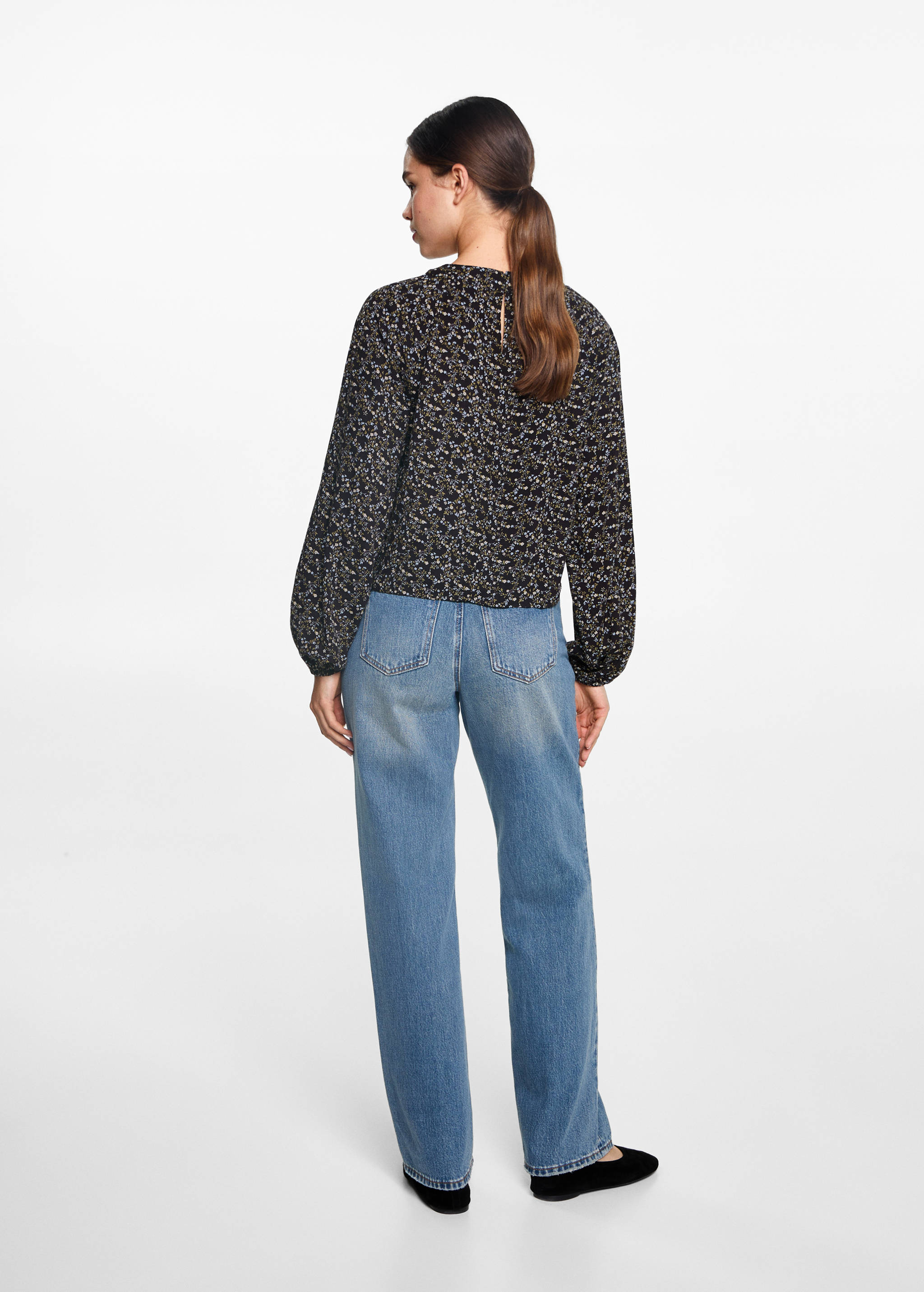 Blouse en imprimé floral - Verso de l’article