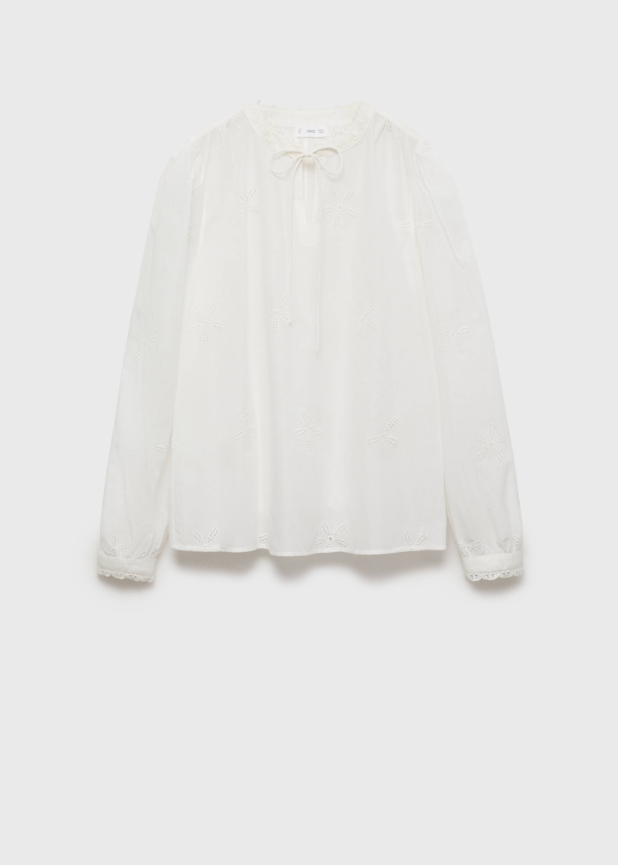 Floral embroidered blouse - Article without model