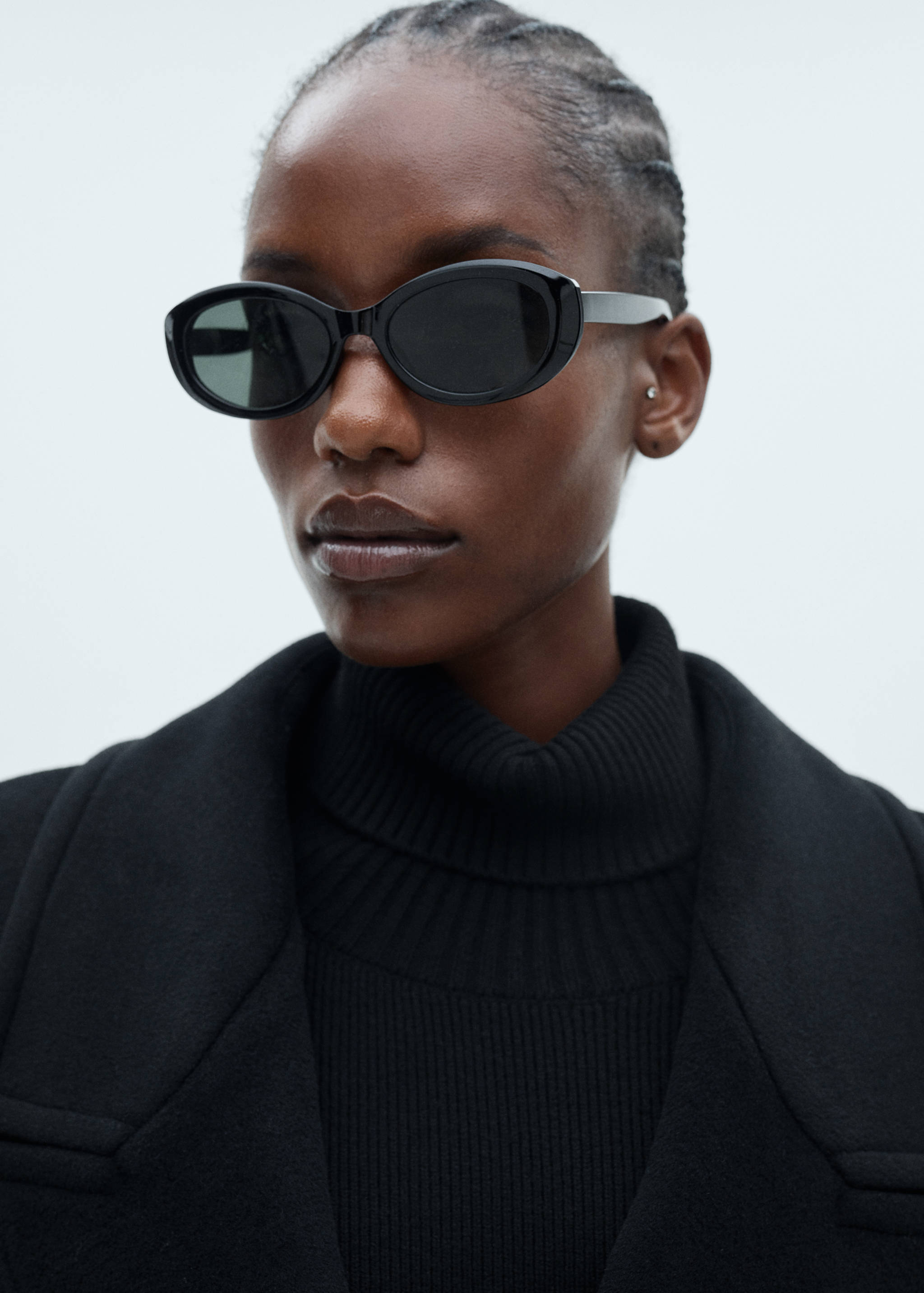 Παλτό μάλλινο με πέτο - Λεπτομέρεια του προϊόντος 4