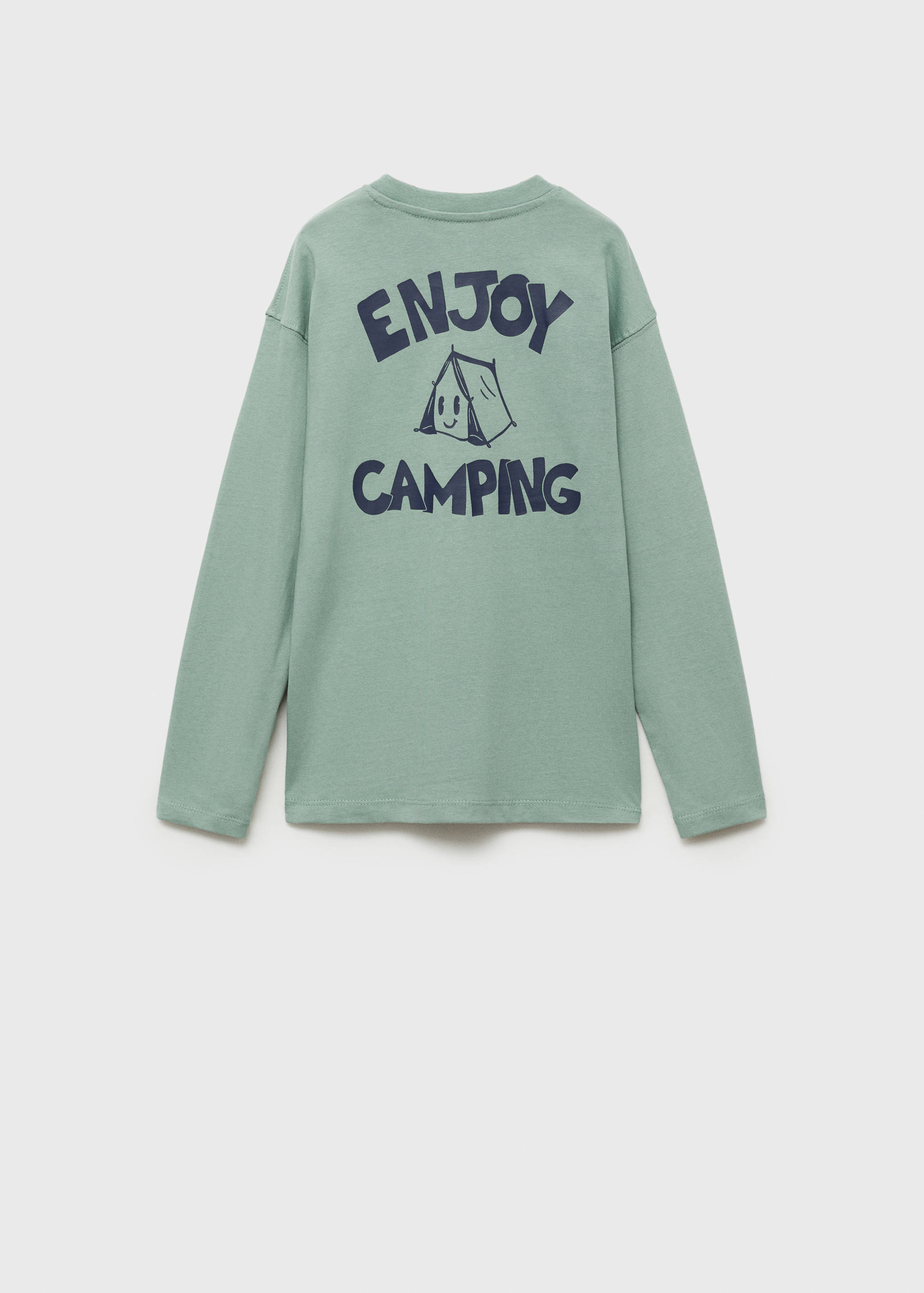 T-shirt manches longues imprimé - Verso de l’article
