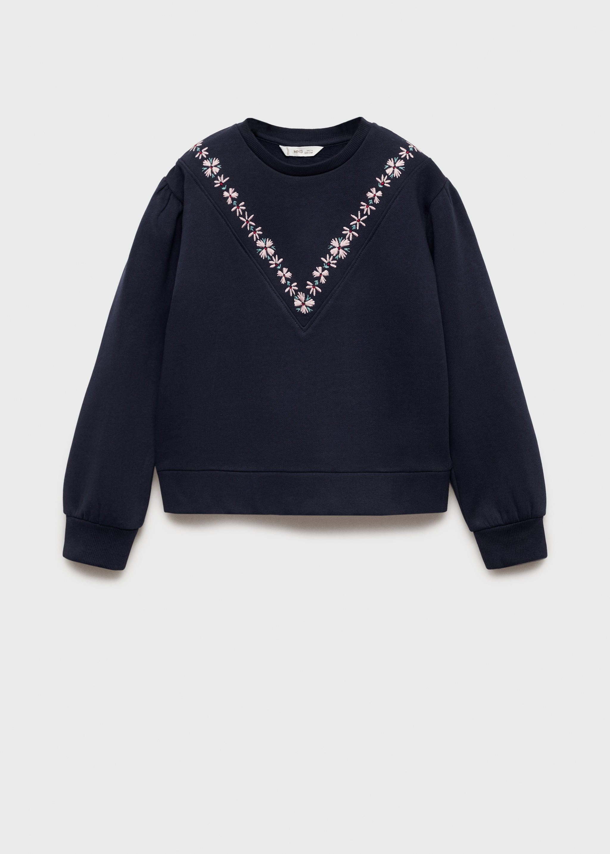 Floral embroidered sweatshirt - Article without model