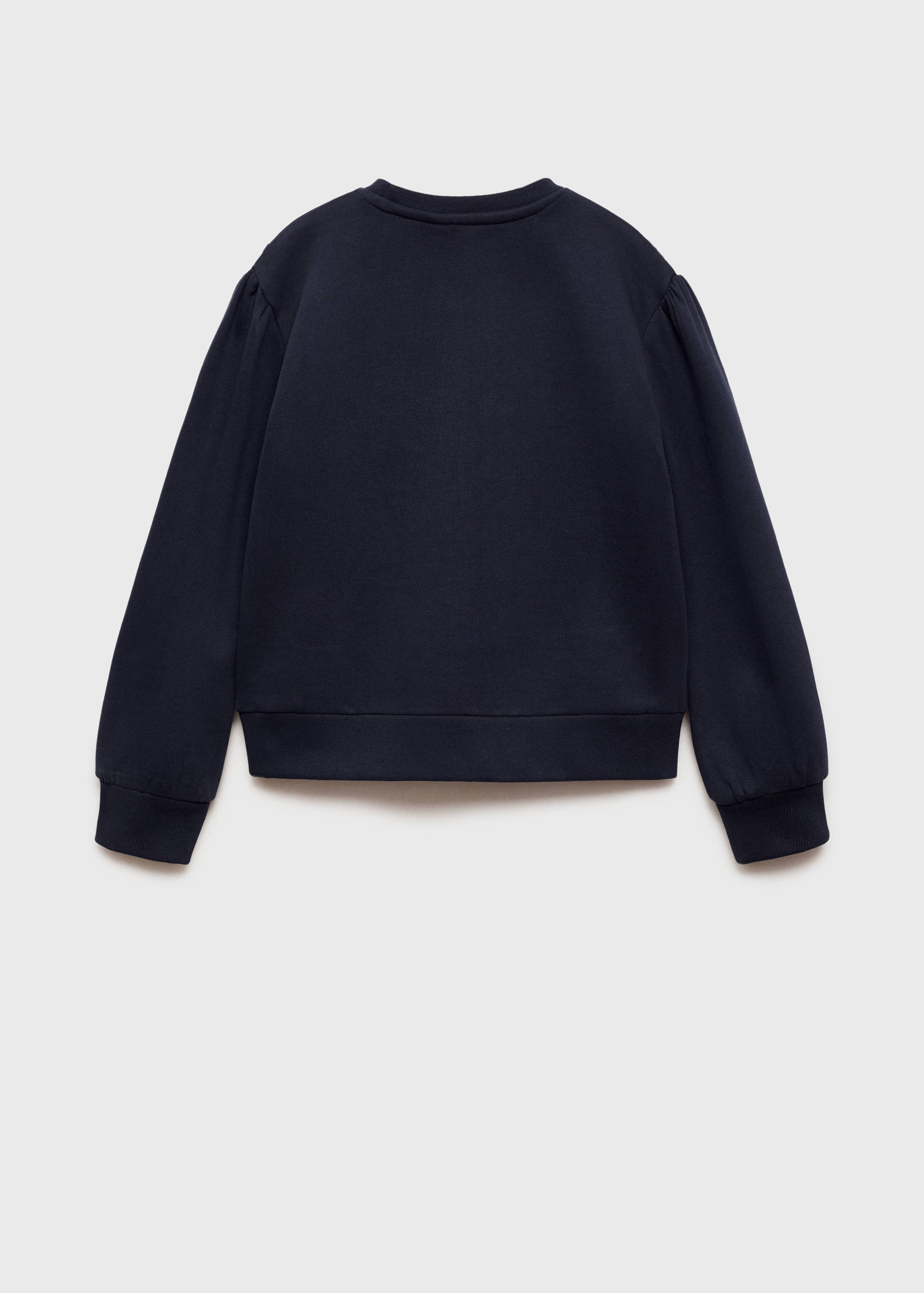Floral embroidered sweatshirt - Reverse of the article