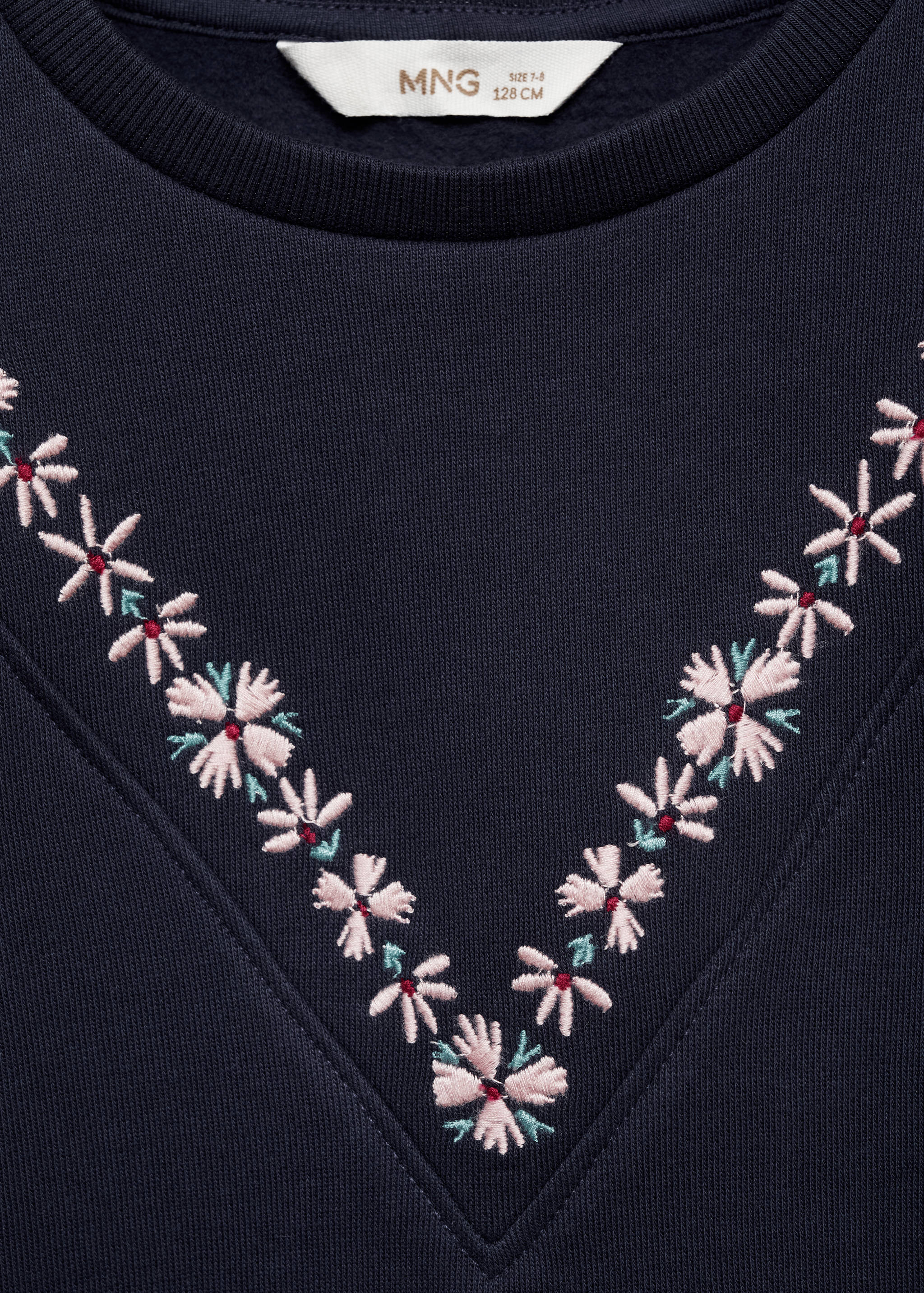 Floral embroidered sweatshirt - Details of the article 8