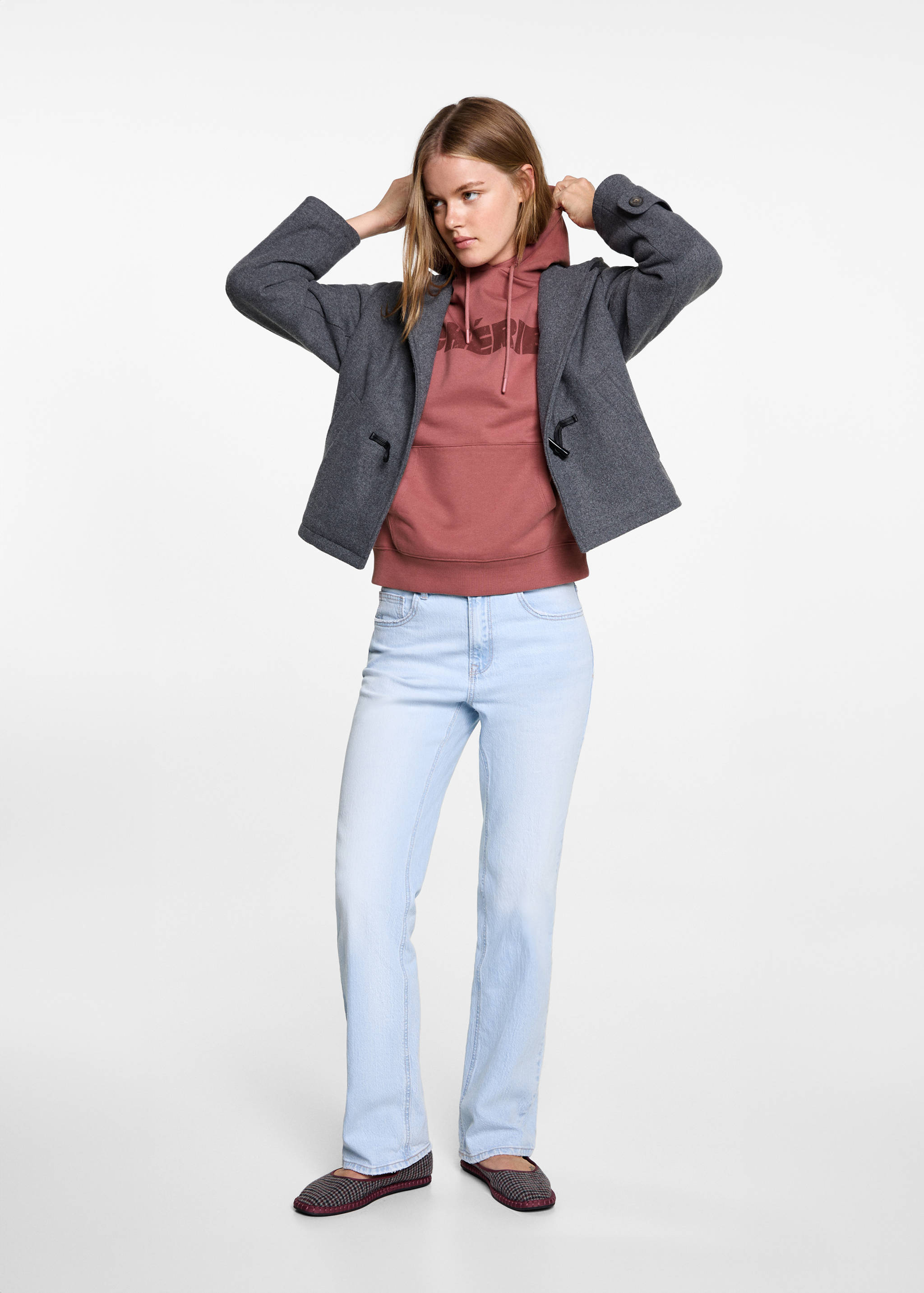 Sweat-shirt coton imprimé - Plan général