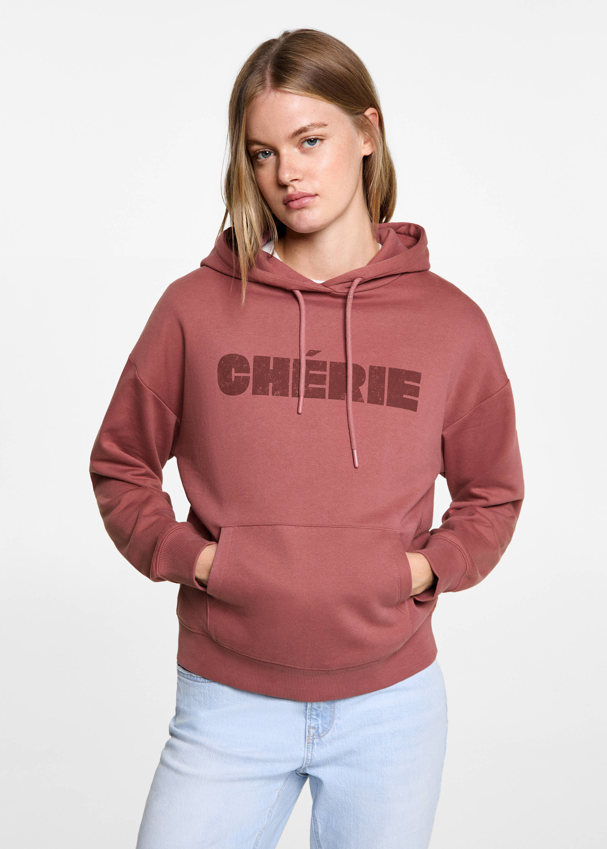 Sweat-shirt coton imprimé - Plan moyen
