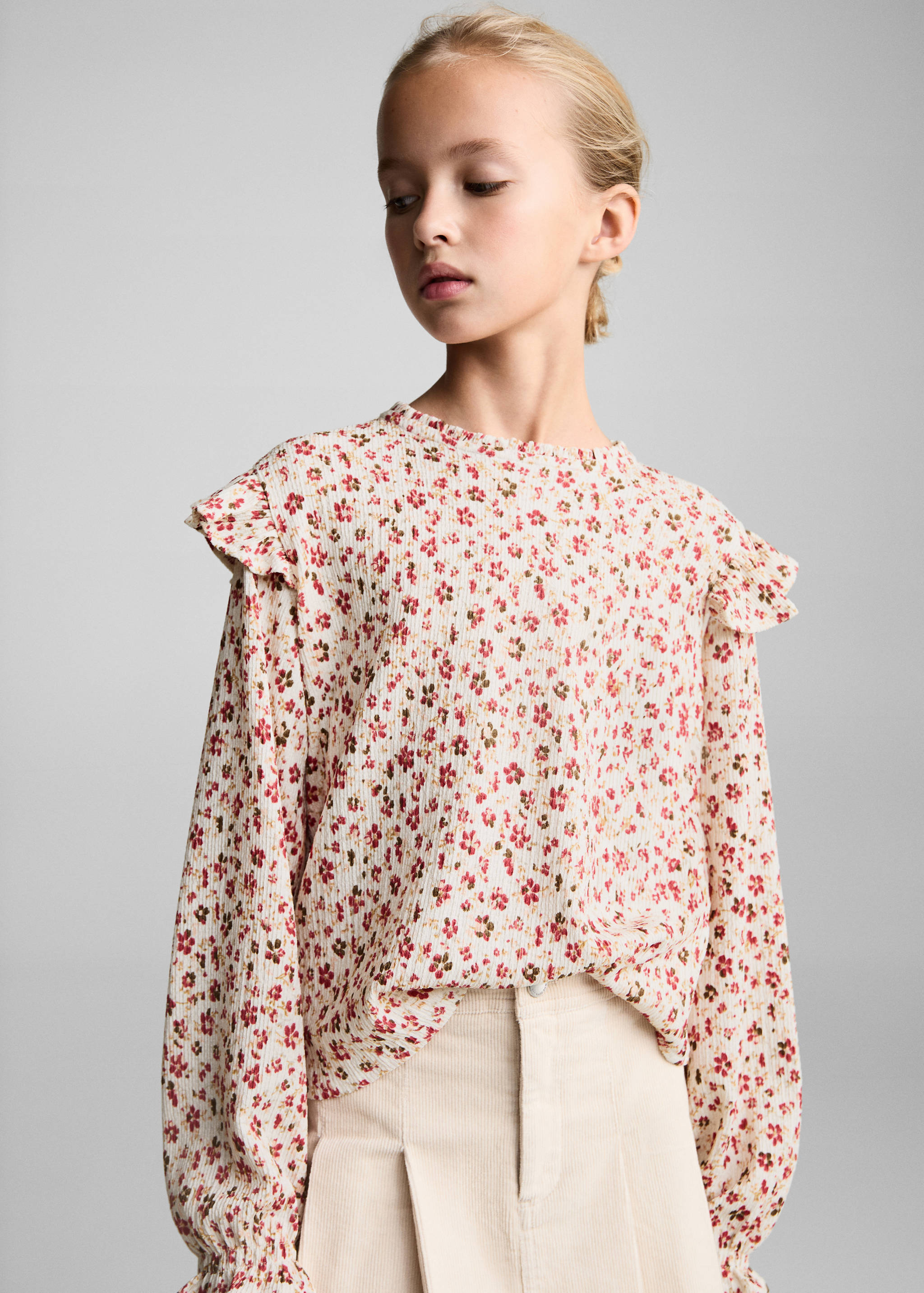 Floral print blouse - Medium plane