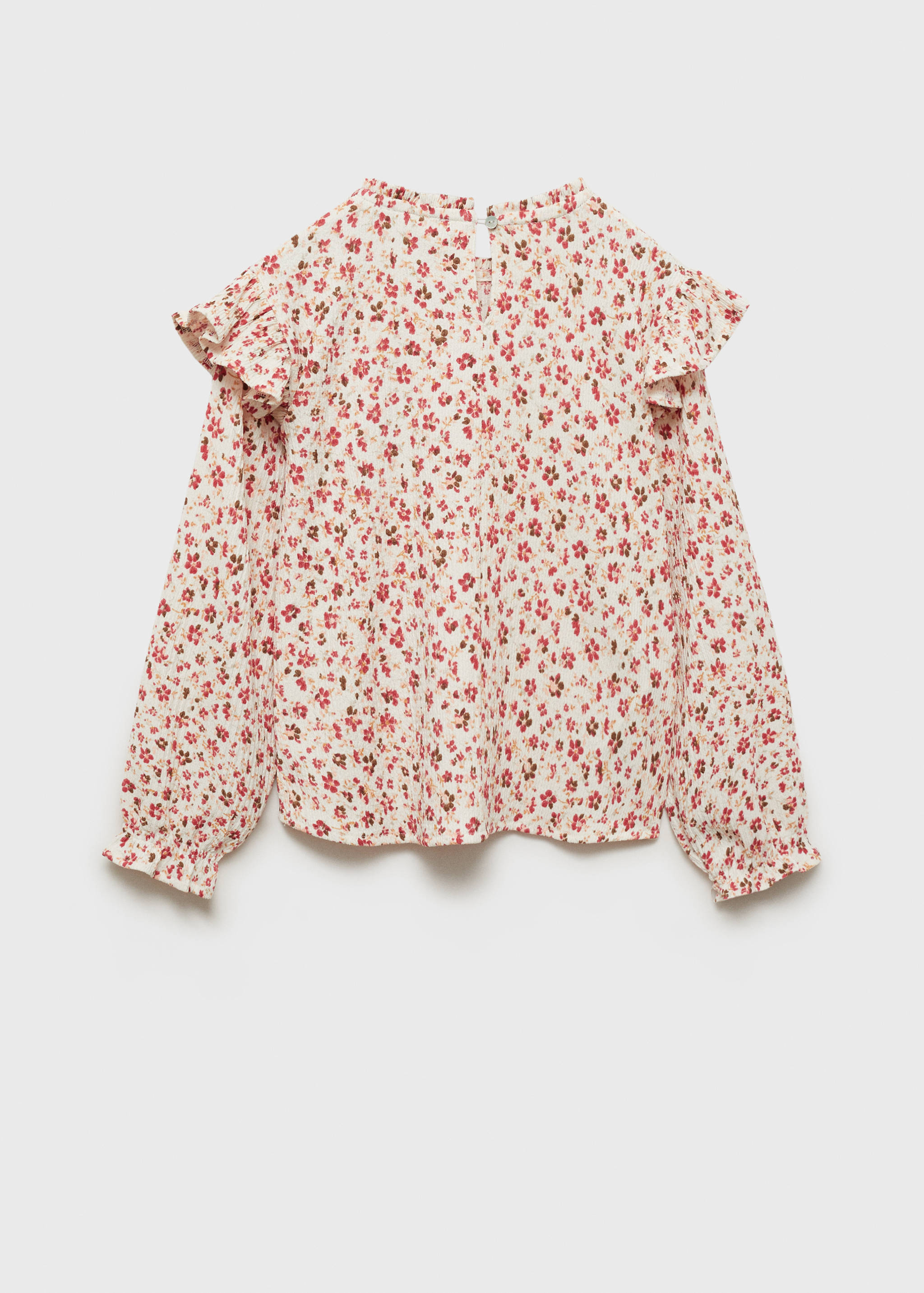 Floral print blouse - Reverse of the article