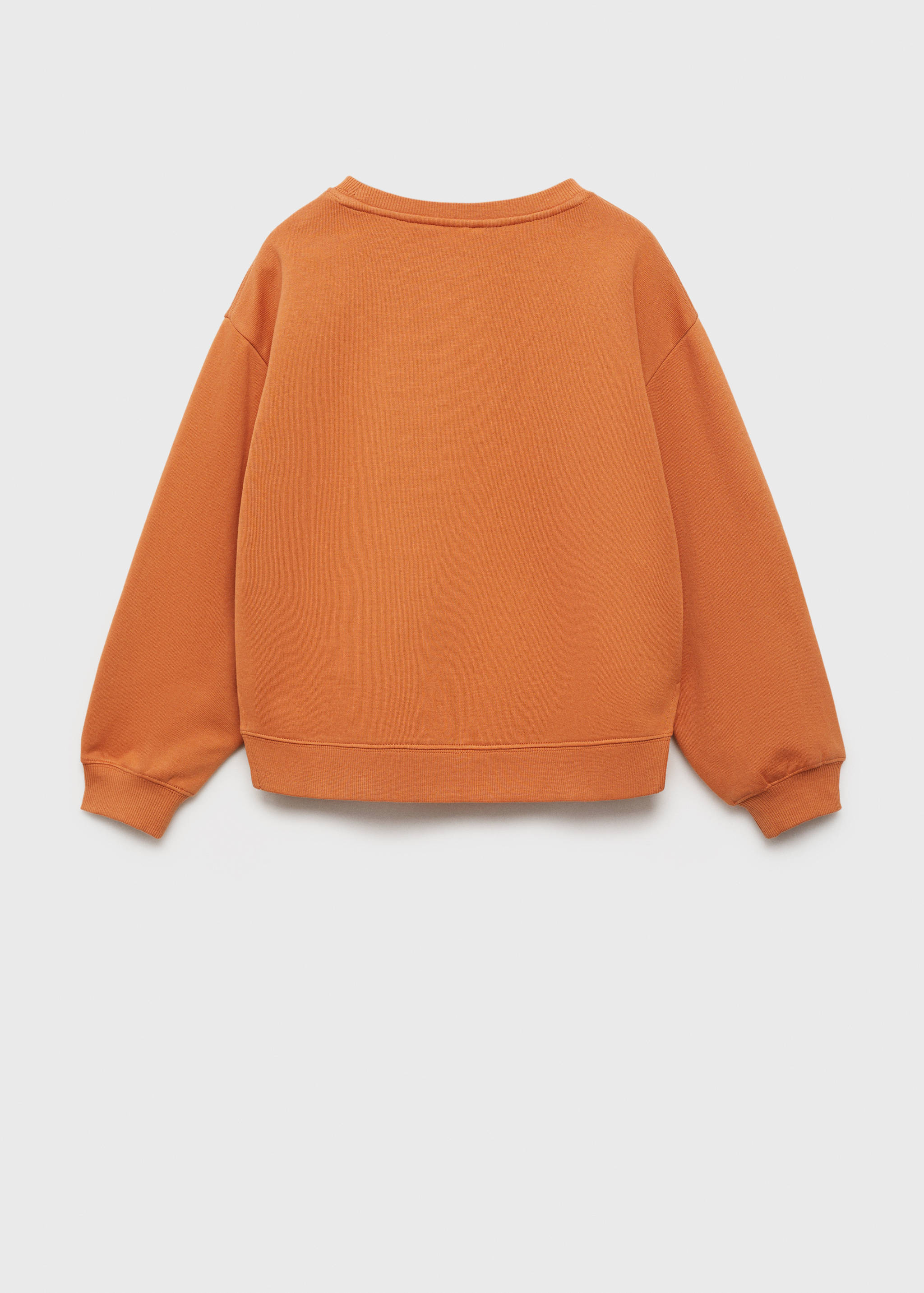 Sweat-shirt coton détails brodés - Verso de l’article