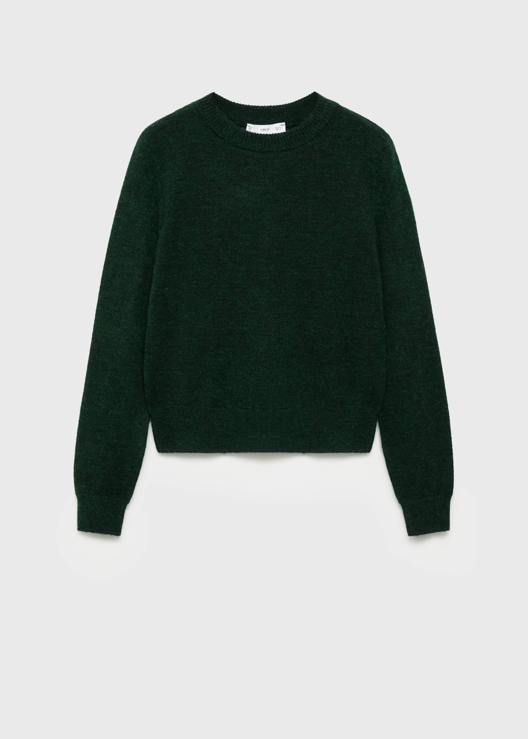 Round-neck knitted sweater - Article without model