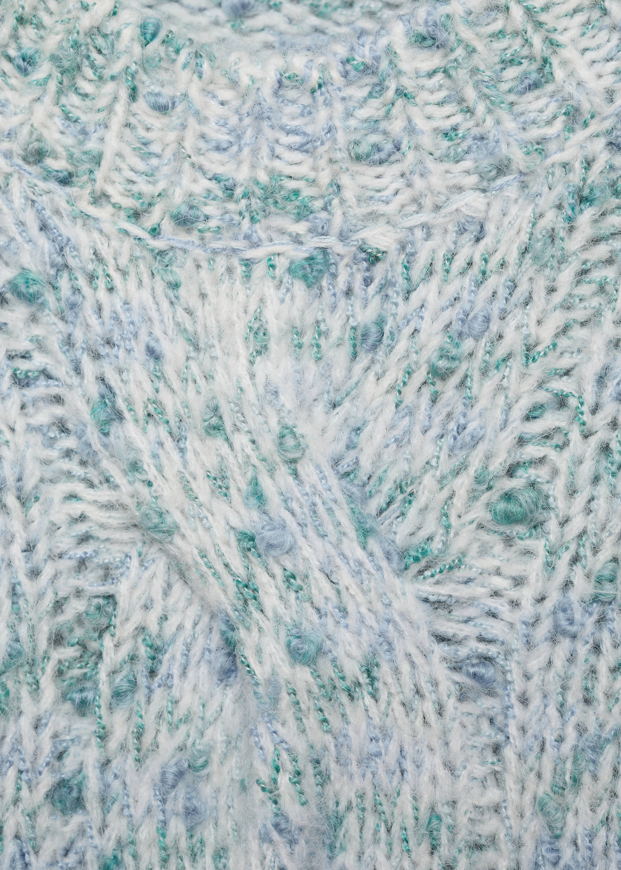 Bicolour knit sweater - Details of the article 8