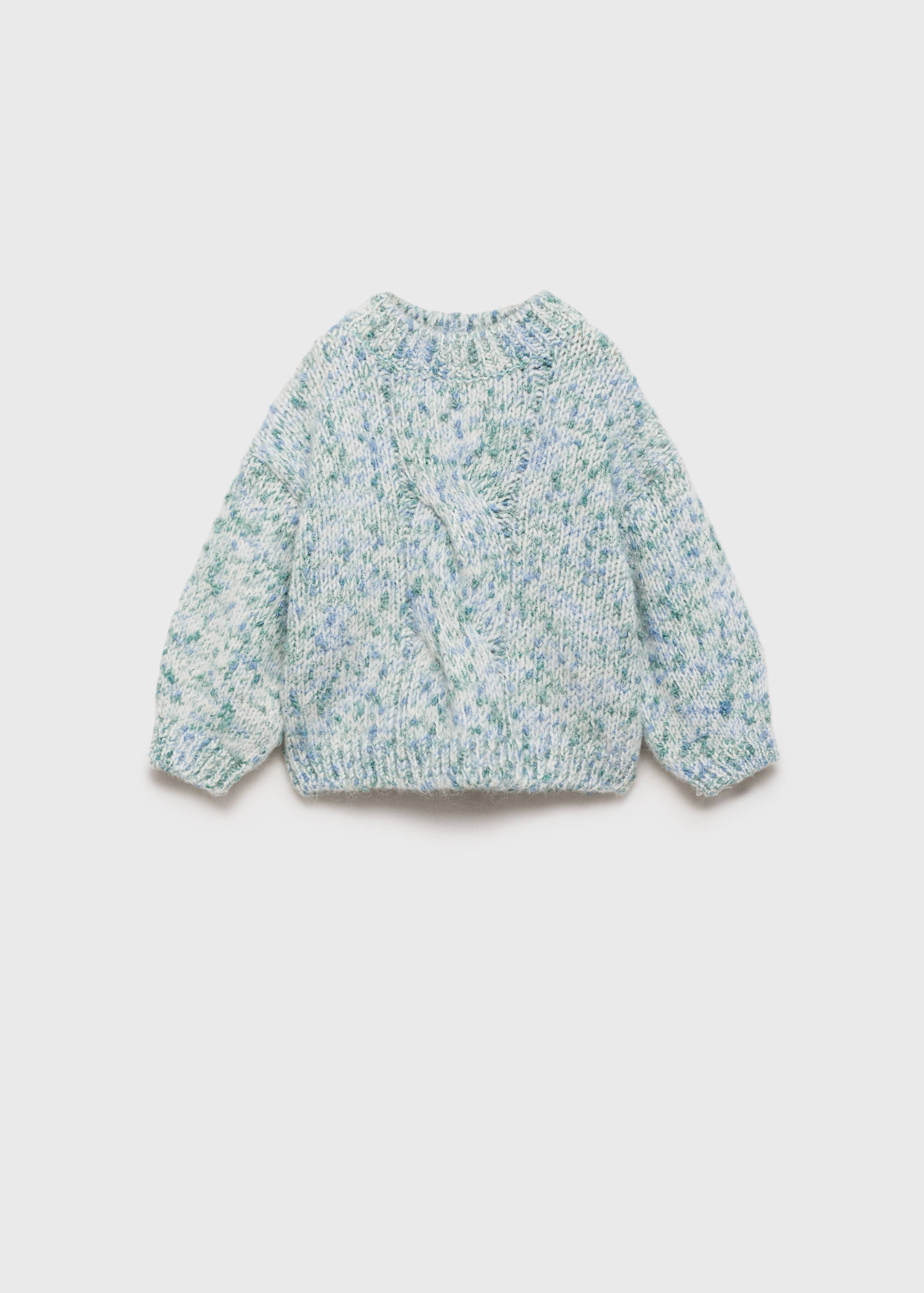 Bicolour knit sweater - Article without model
