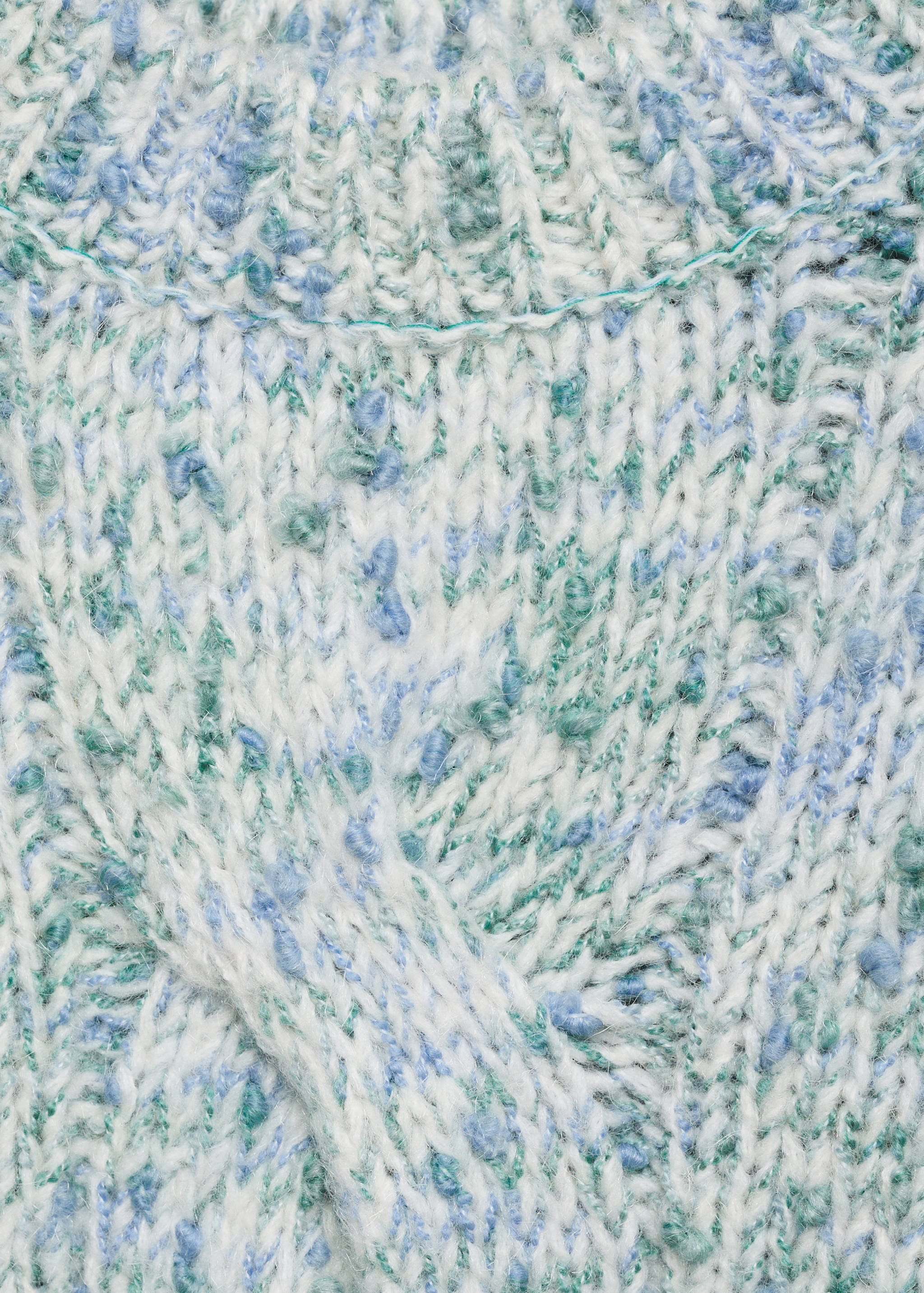 Bicolour knit sweater - Details of the article 8