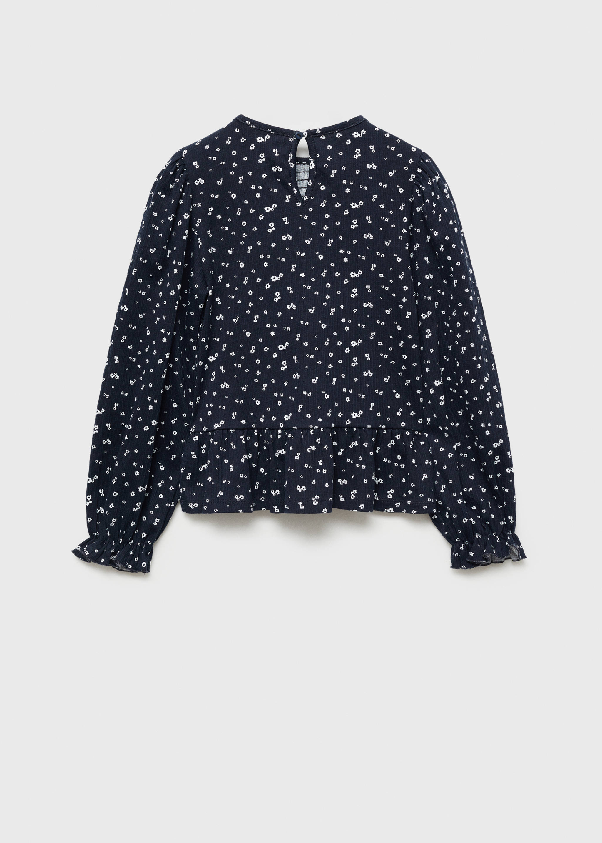 Flowy printed blouse - Reverse of the article