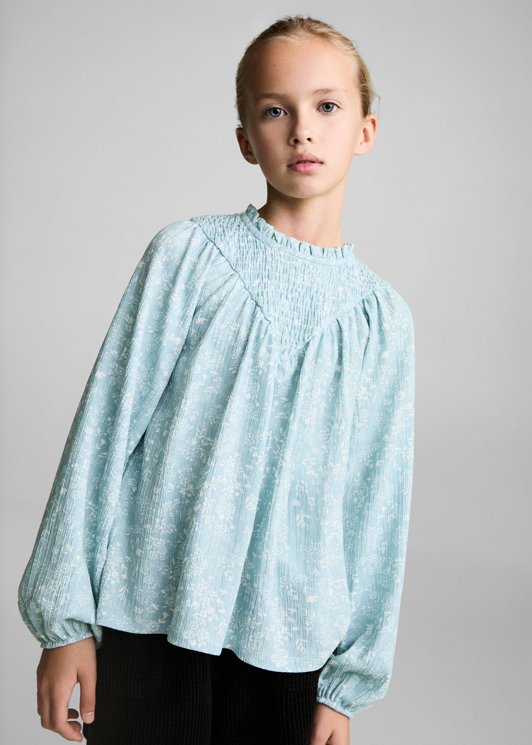 Floral print blouse - Medium plane