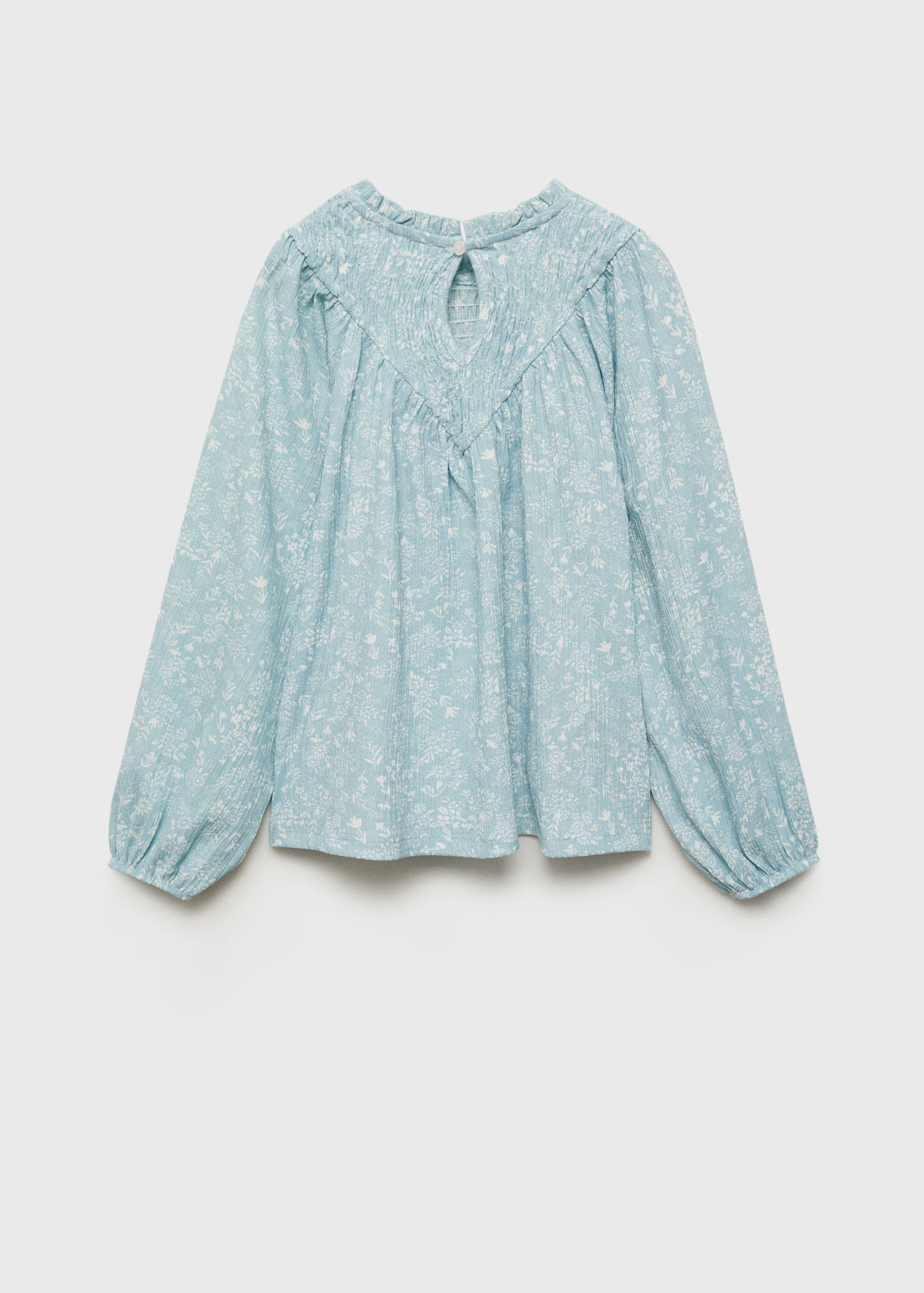 Floral print blouse - Reverse of the article