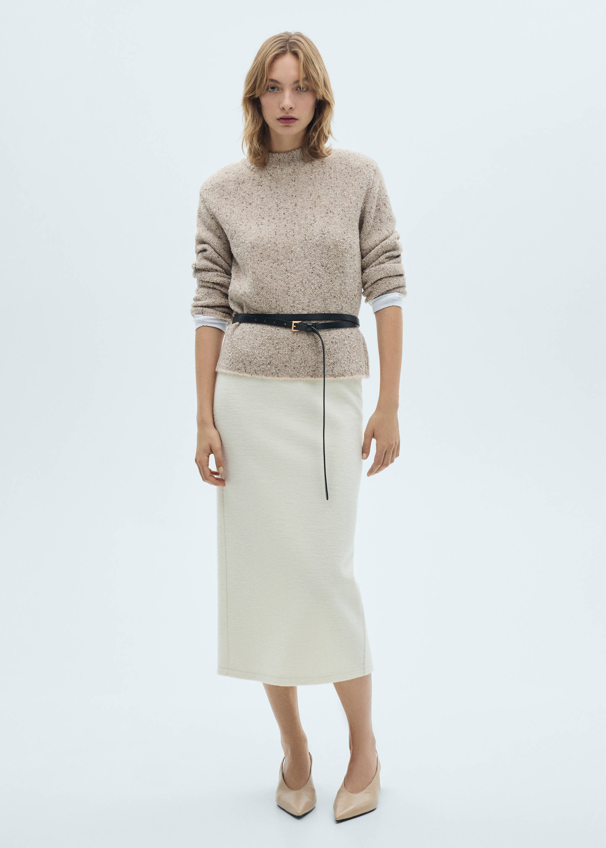 Jersei punt canalé coll perkins - Pla general