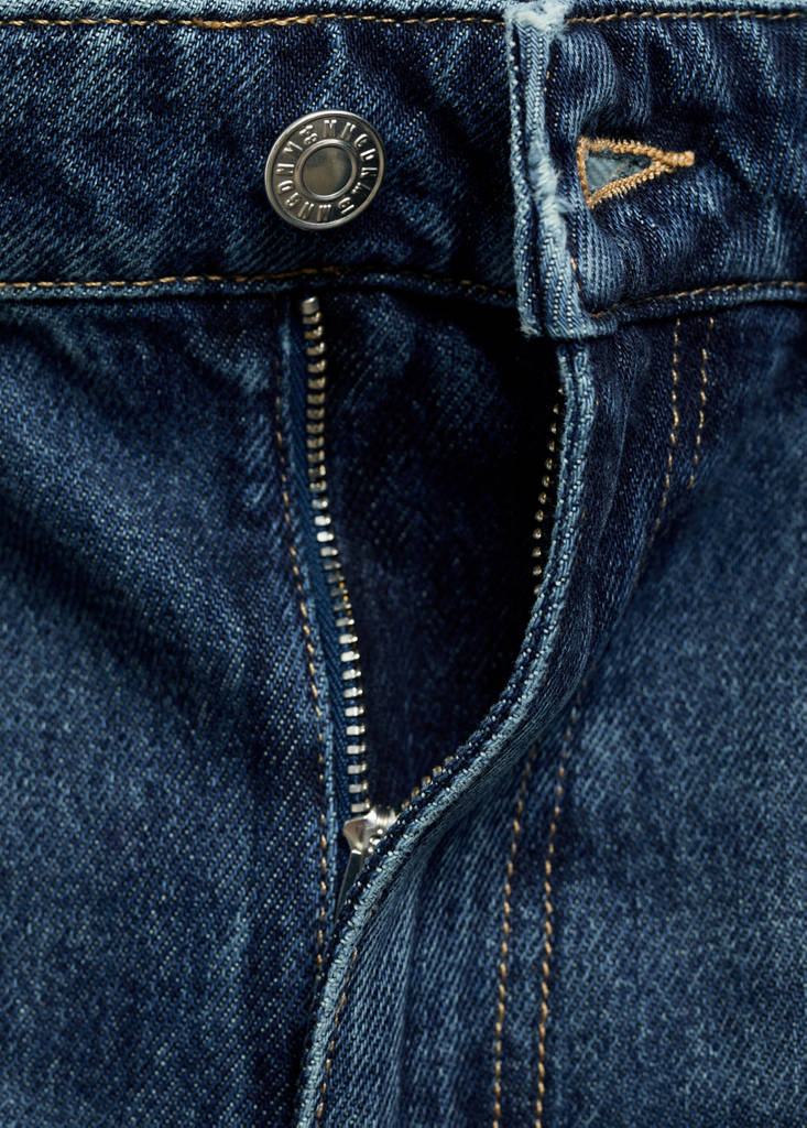 Low-rise loose-fit wide leg jeans — Dark Blue