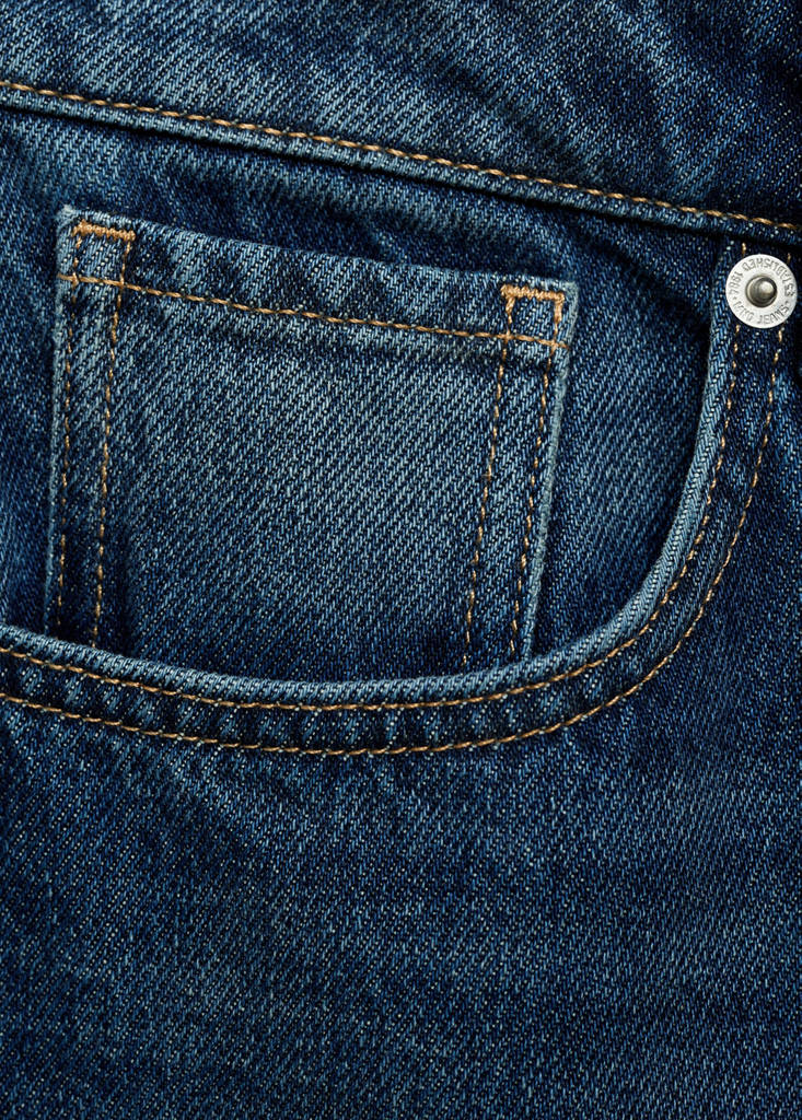 Low-rise loose-fit wide leg jeans — Dark Blue
