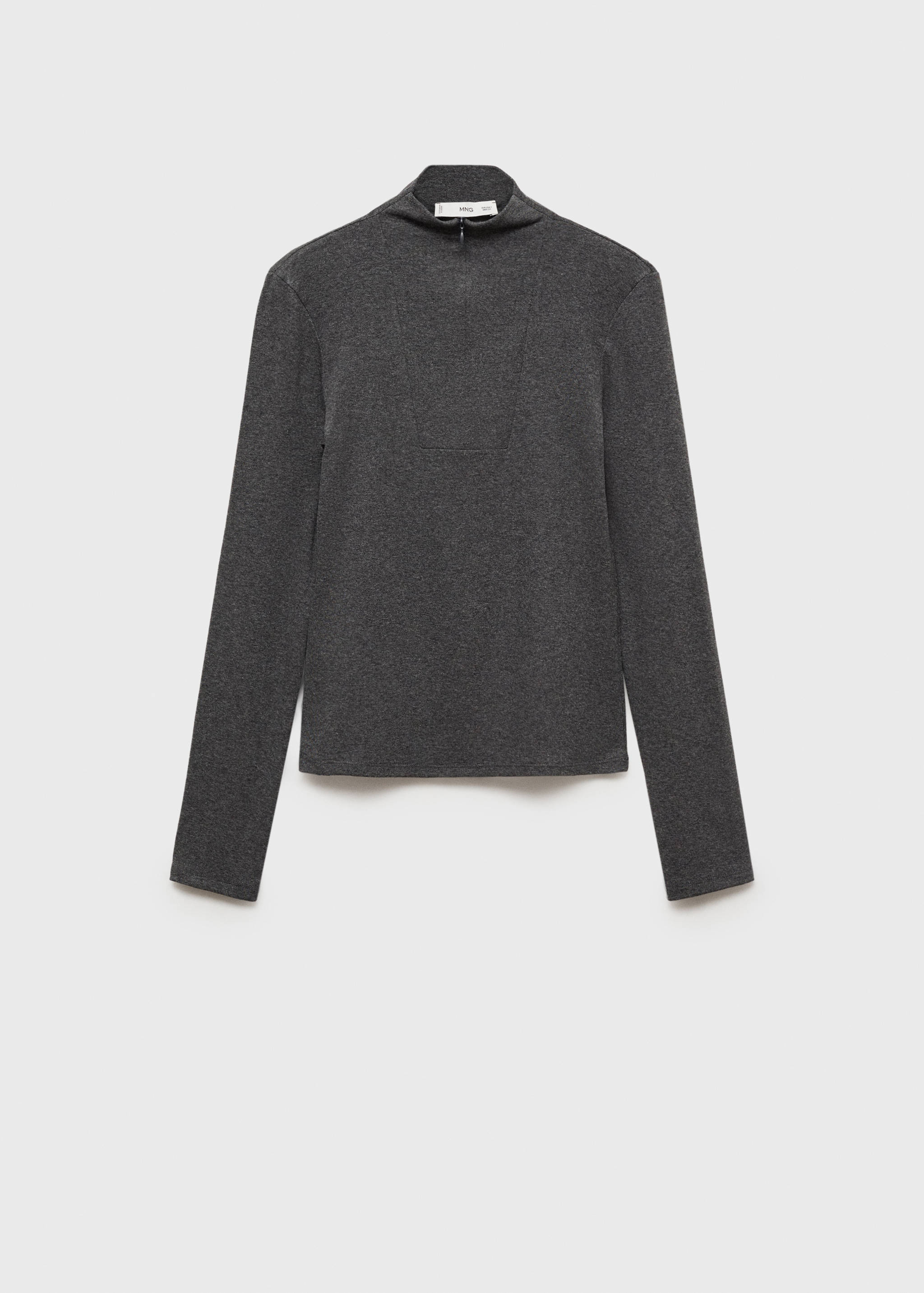 T-shirt col montant fermeture Éclair - Article sans modèle