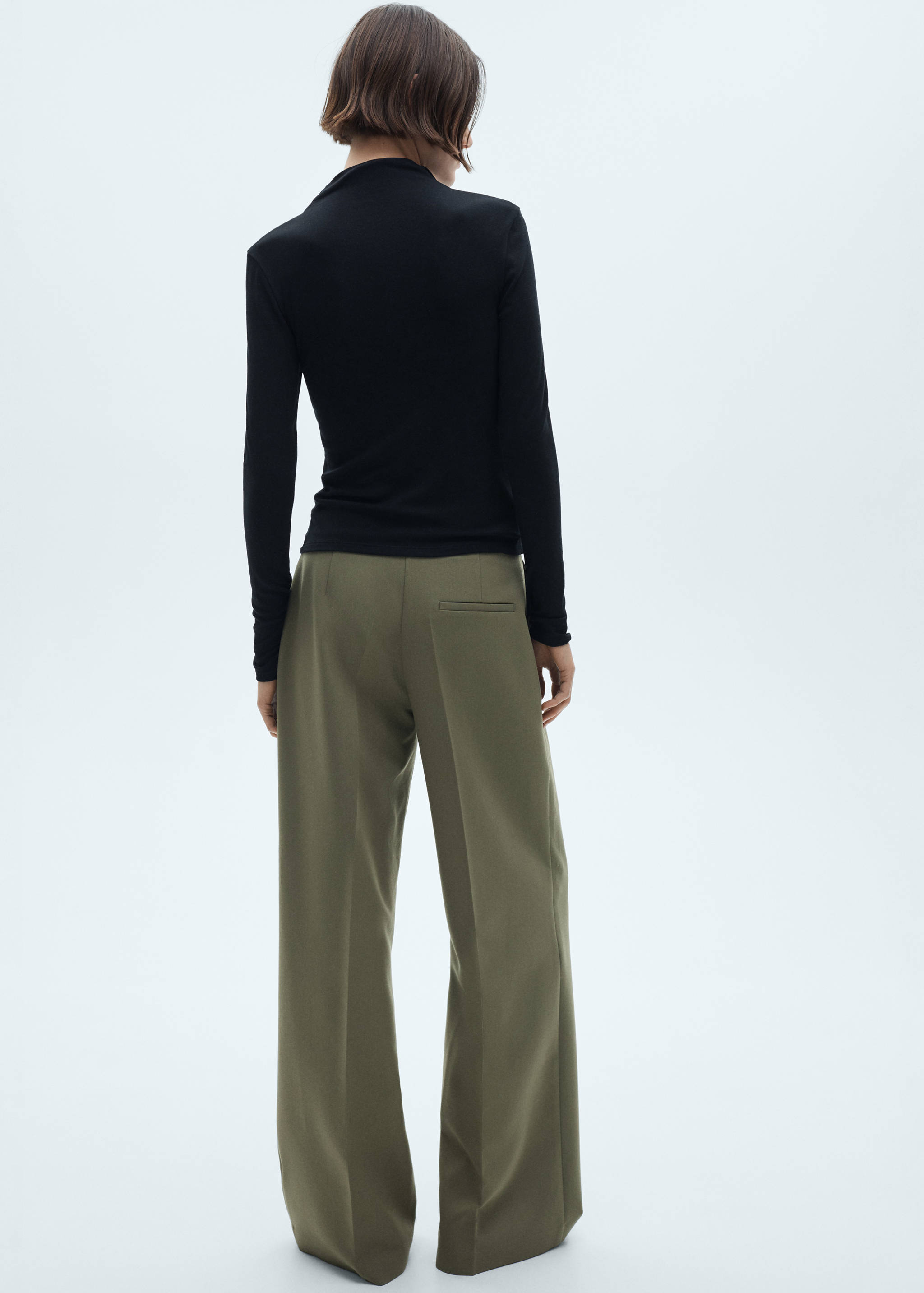 T-shirt col montant fermeture Éclair - Verso de l’article