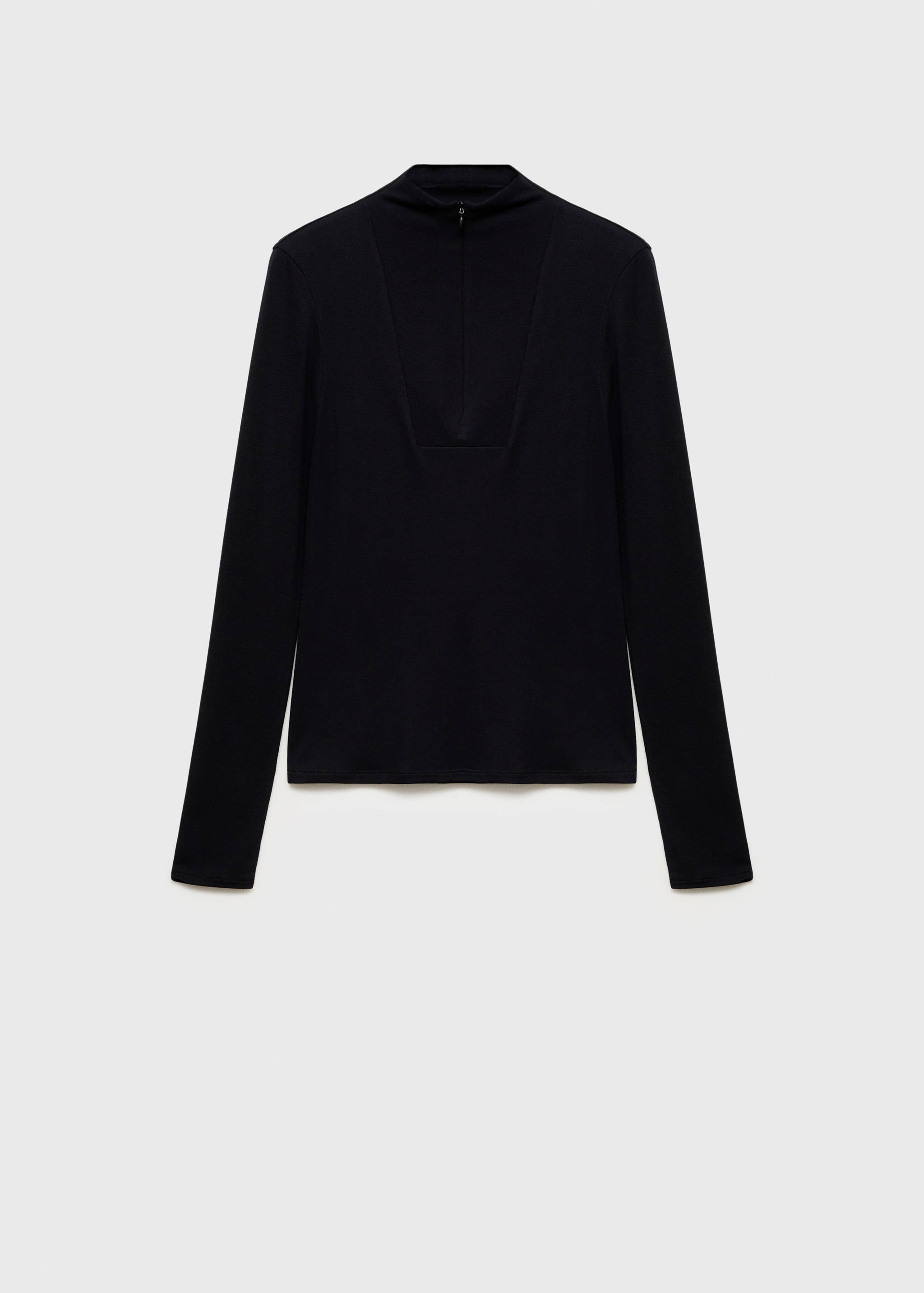 T-shirt col montant fermeture Éclair - Article sans modèle