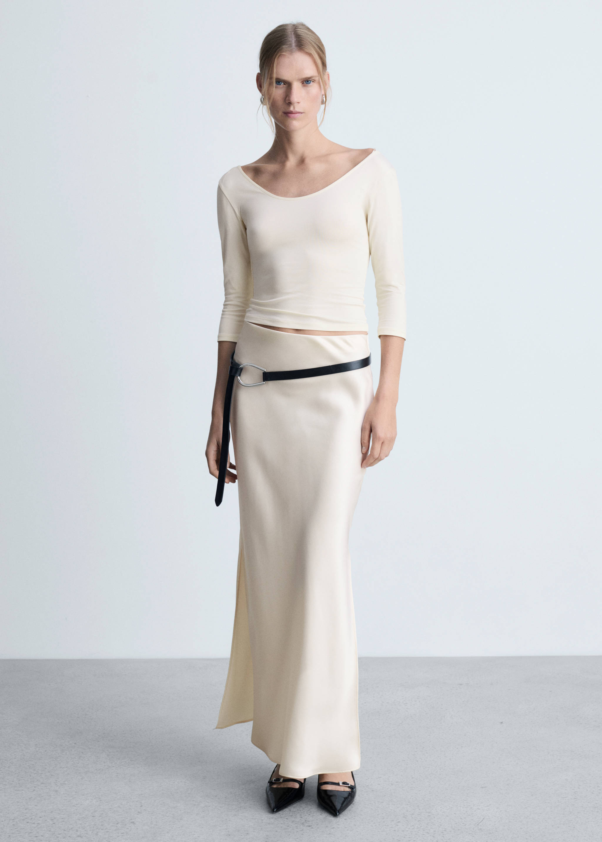 七分袖T恤 - null