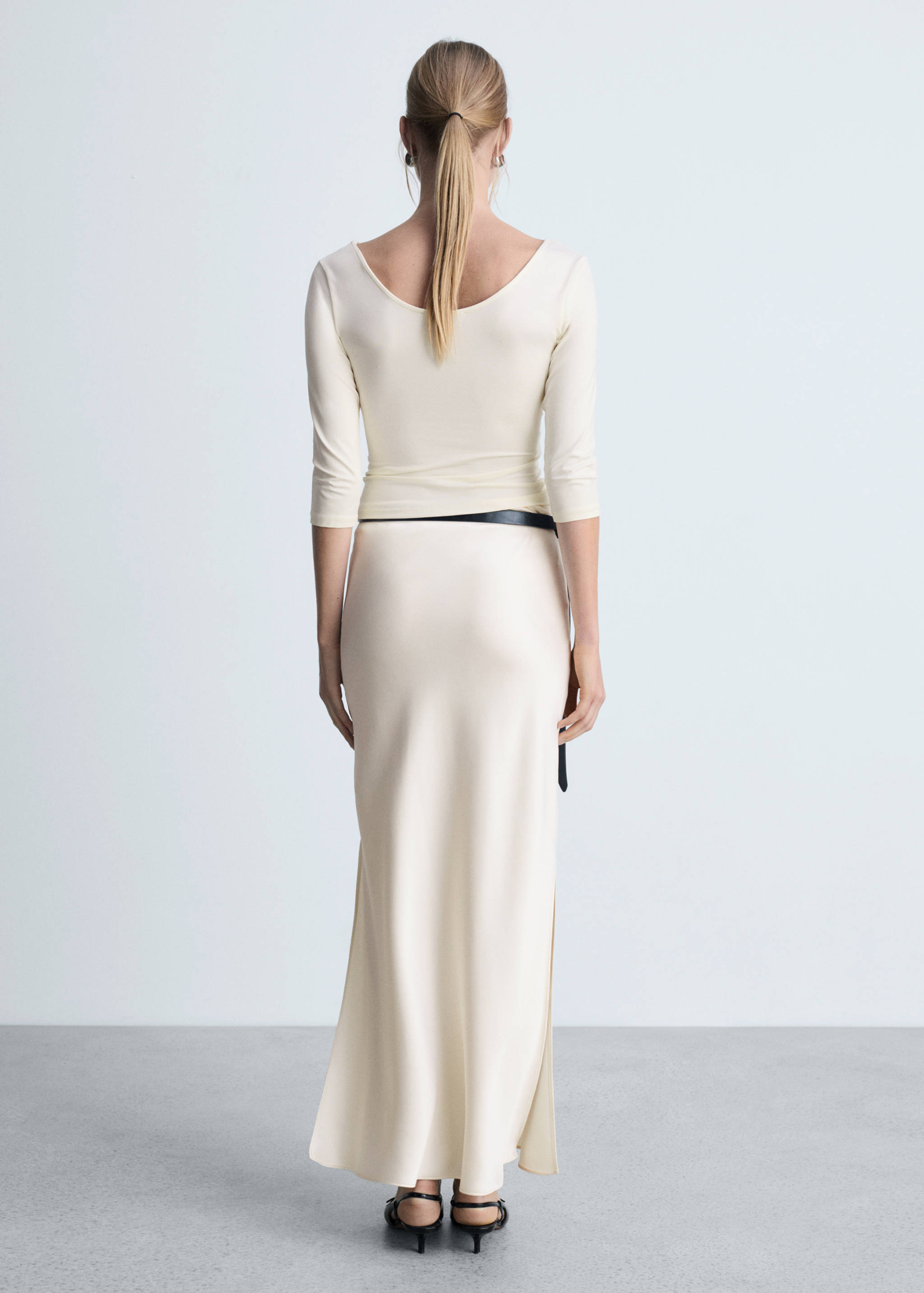 七分袖T恤 - null