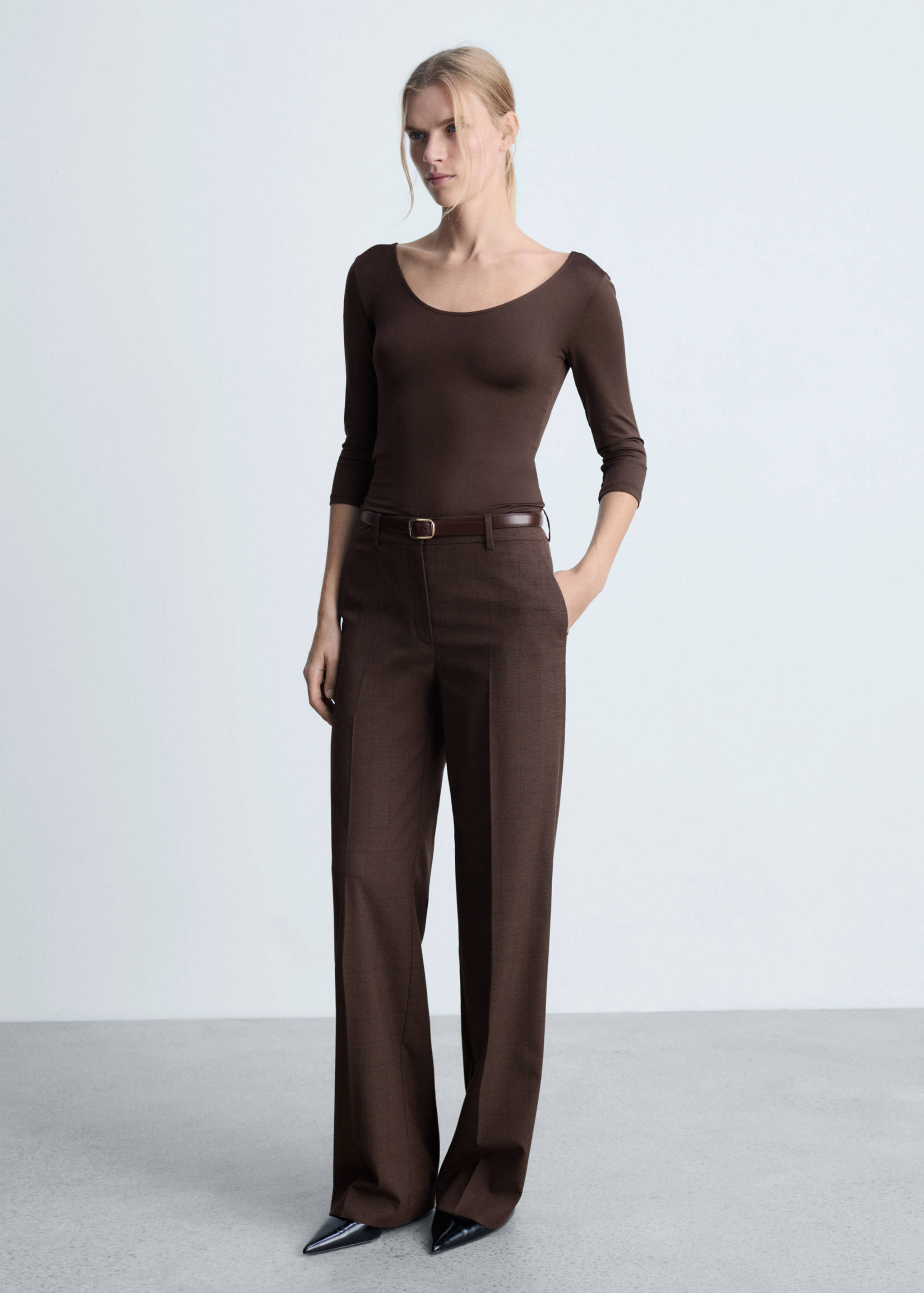 七分袖T恤 - null