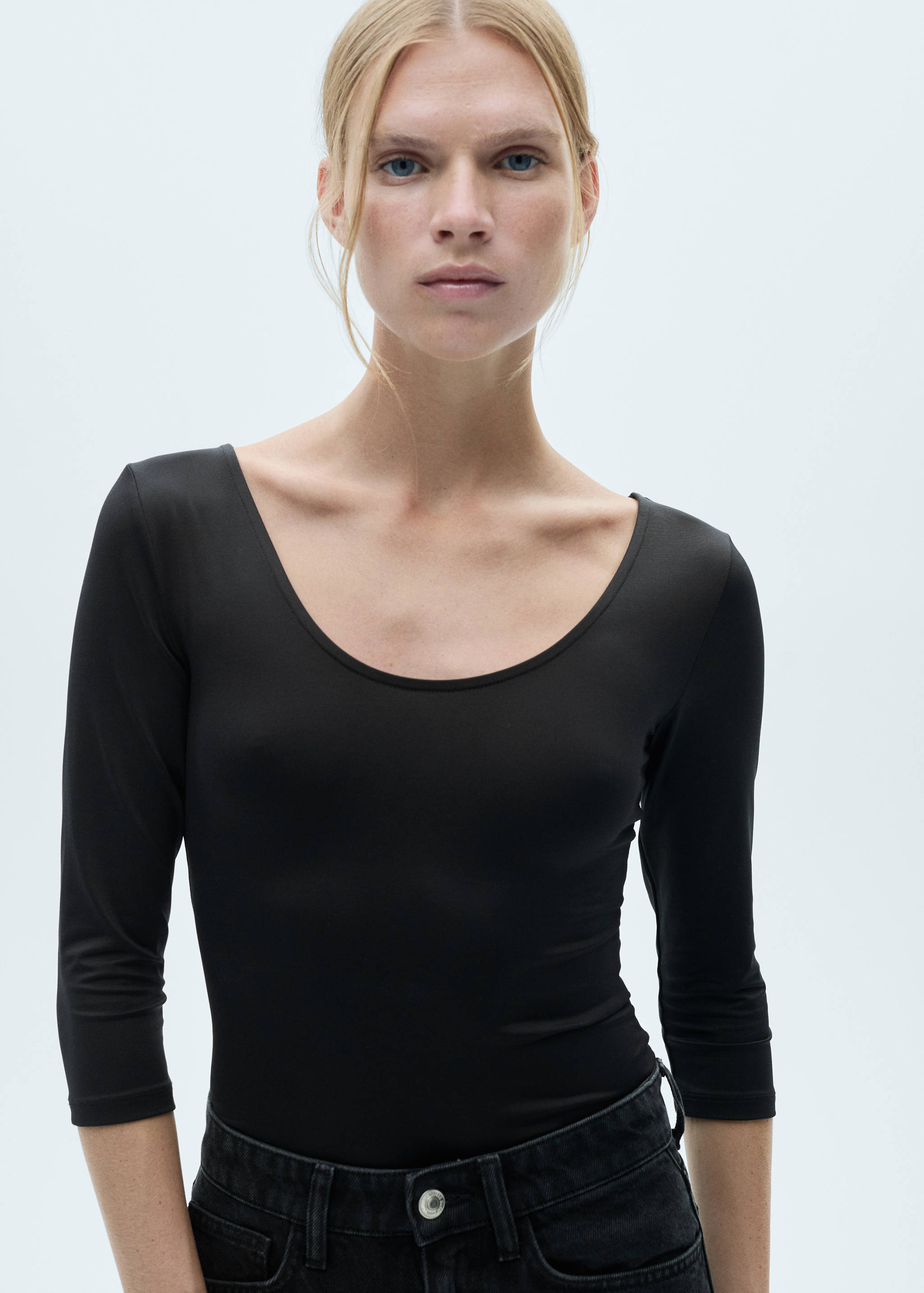 七分袖T恤 - null