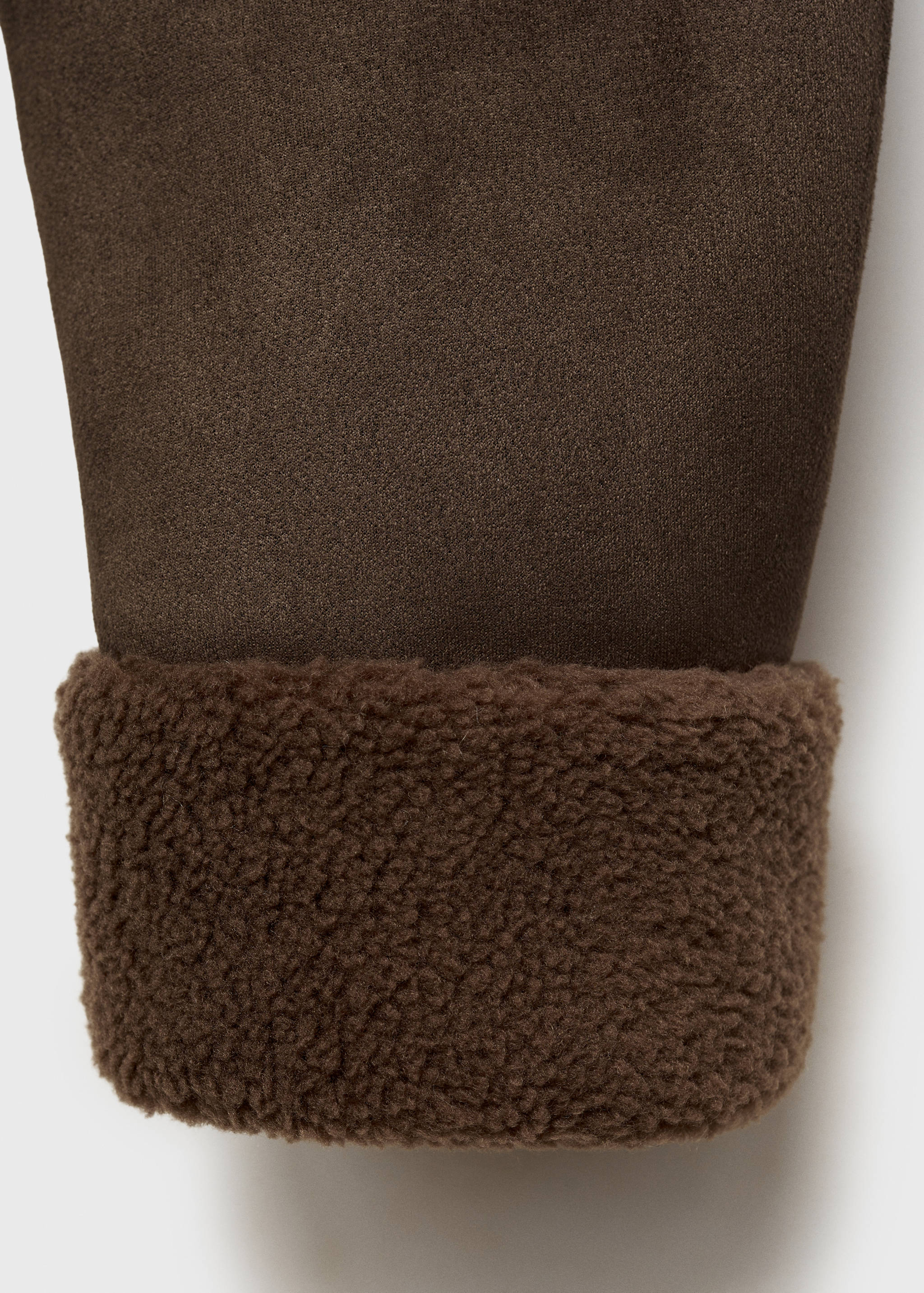 Jacket with shearling-effect lining - Details of the article 0