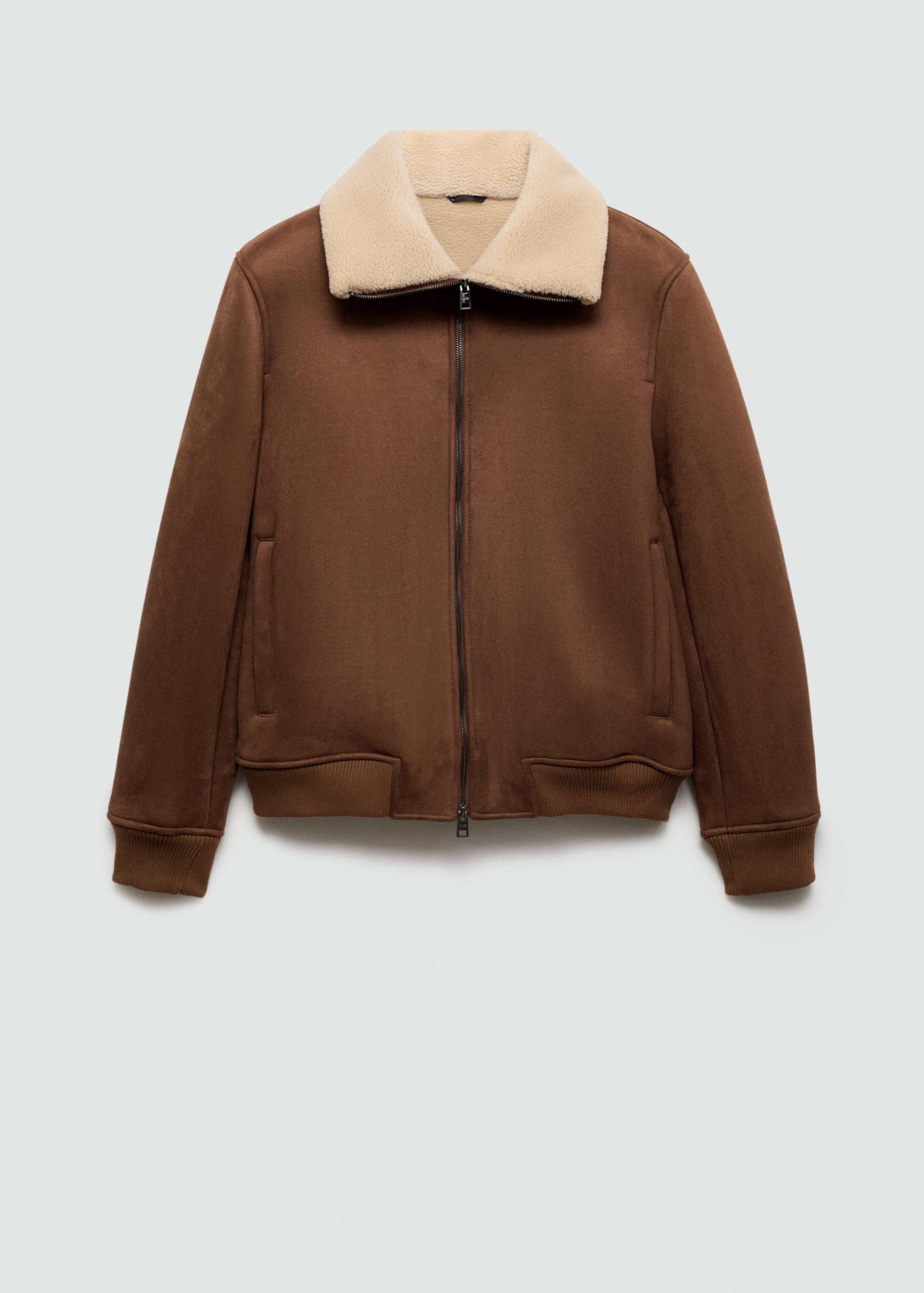 Куртка-дубленка из искусственной овчины - Изделие без модели