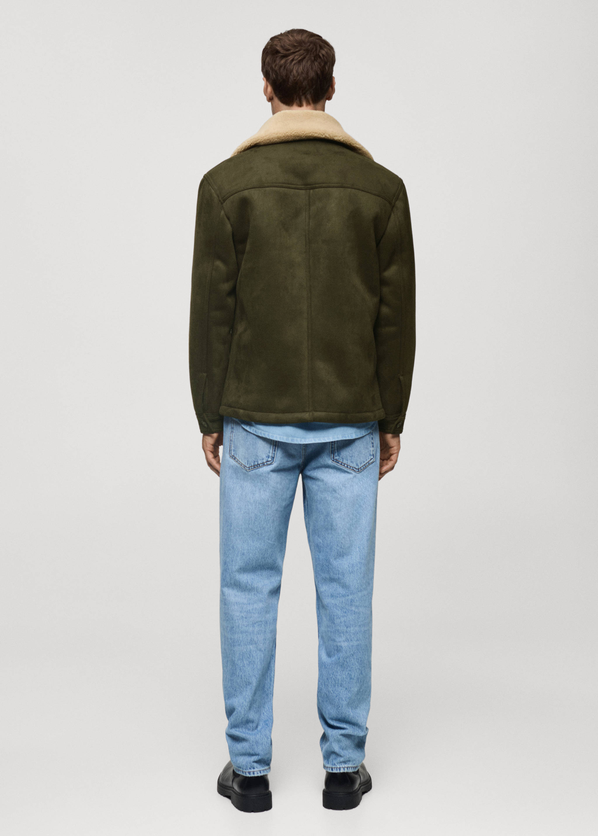 Double face jacket with fleece lining - Reverse of the article